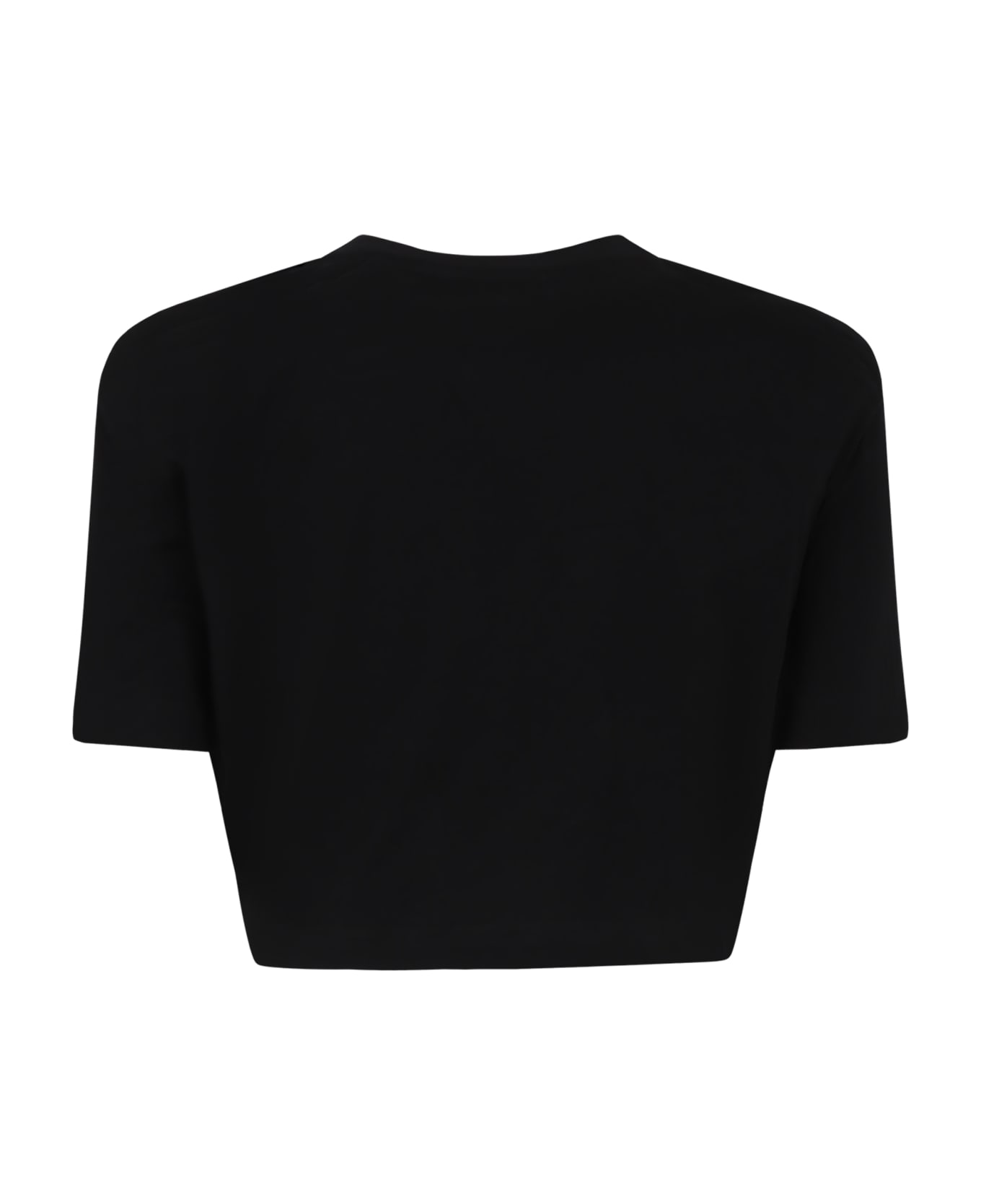 Balmain Black T-shirt For Girl With Logo - Nero Tシャツ＆ポロシャツ