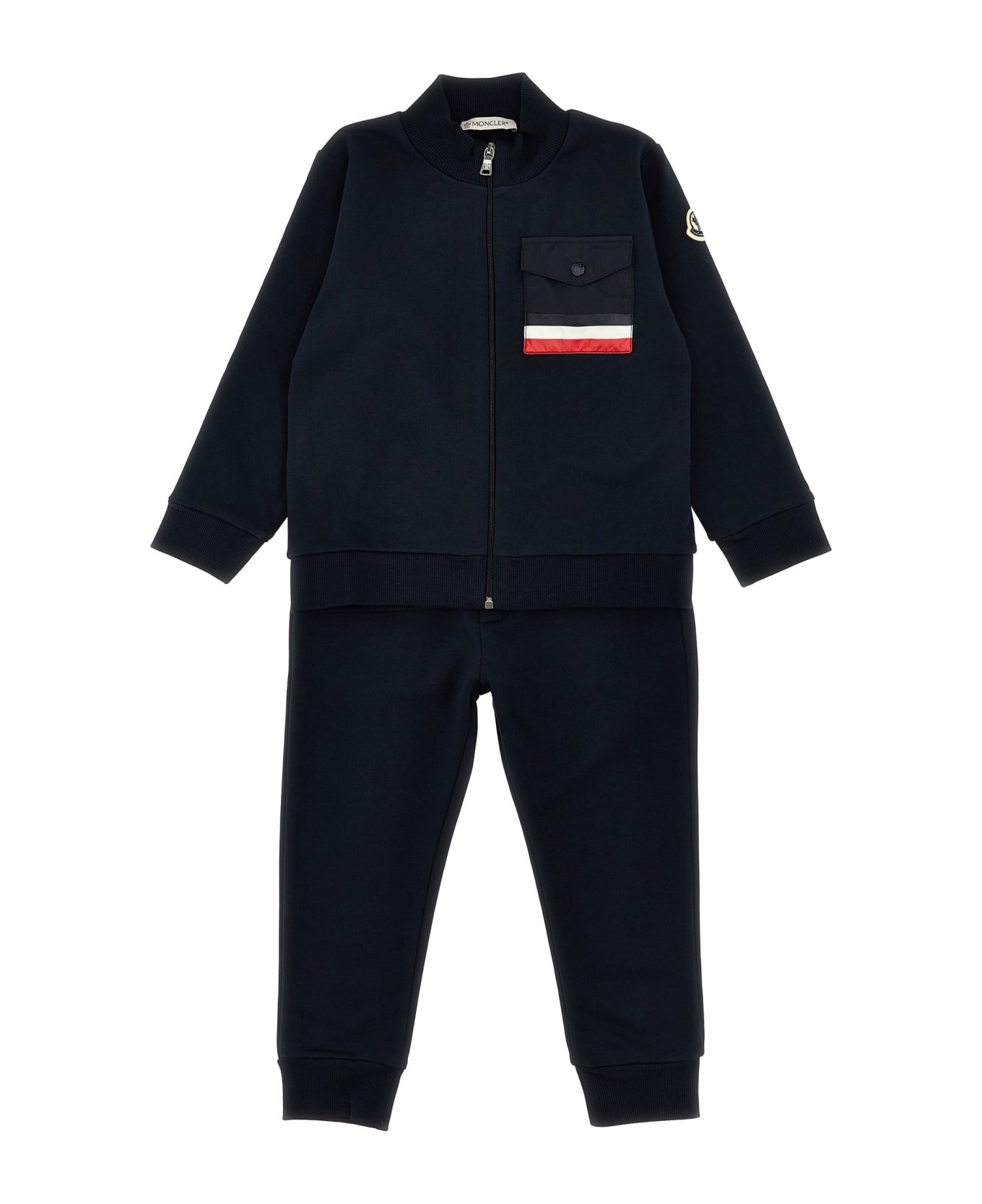 Moncler Cotton Tracksuit - Blue