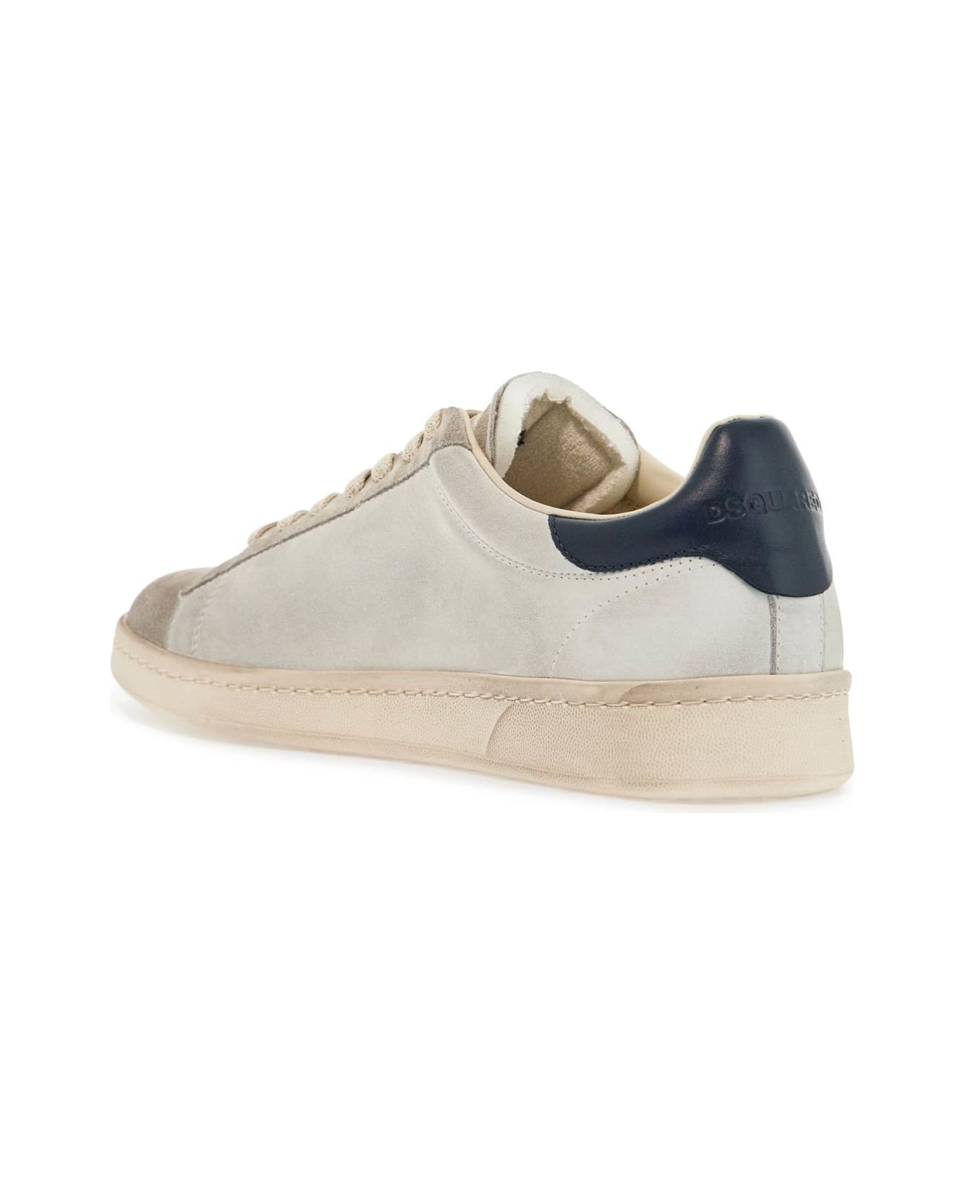 Dsquared2 Sneakers Box - BIANCO SPORCO+NAVY (White)