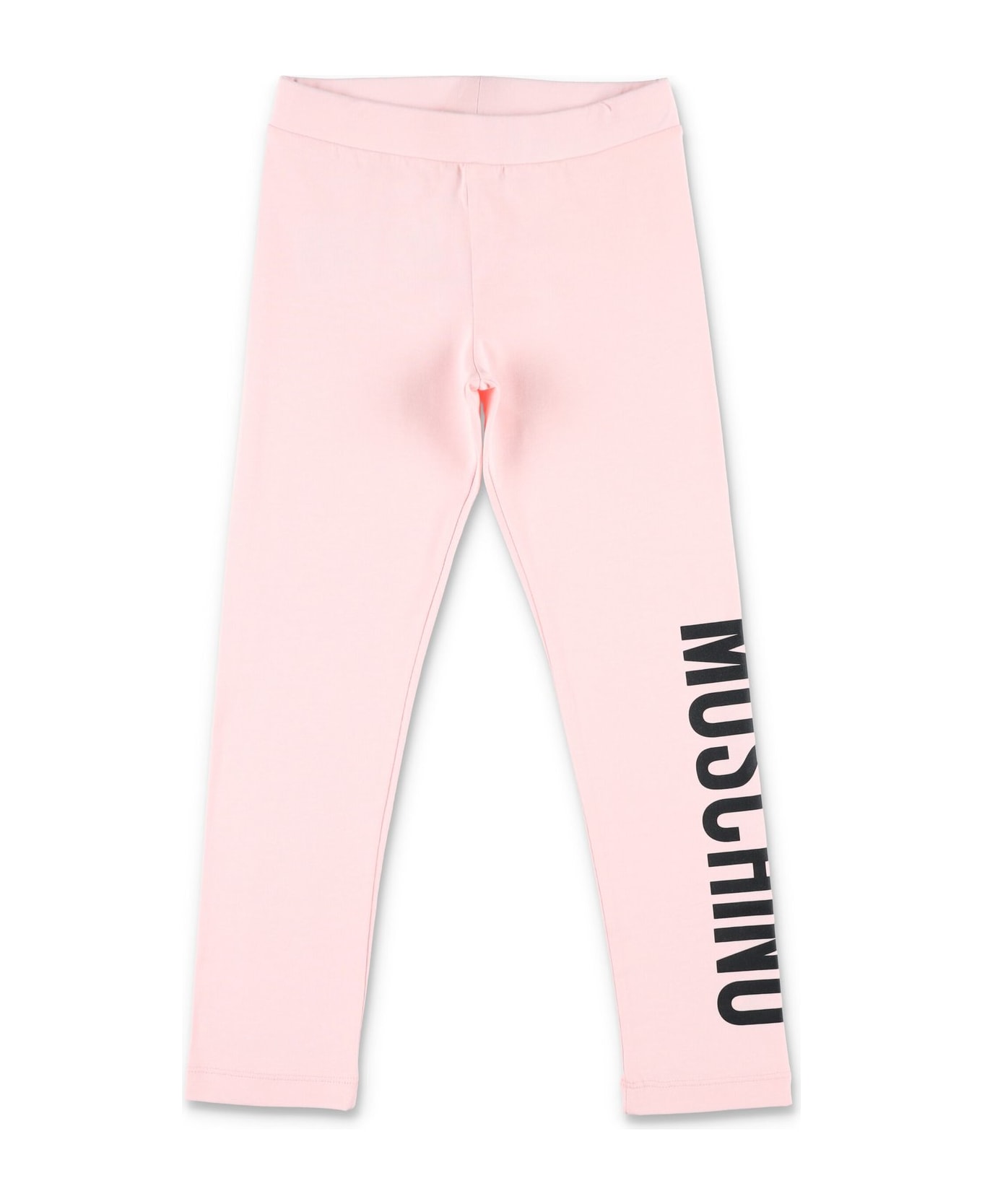 Moschino Logo-printed Stretch Leggings - Rosa