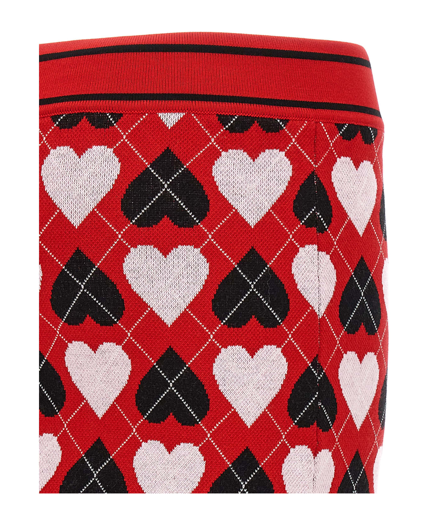 MSGM 'hearts' Skirt - Multicolor