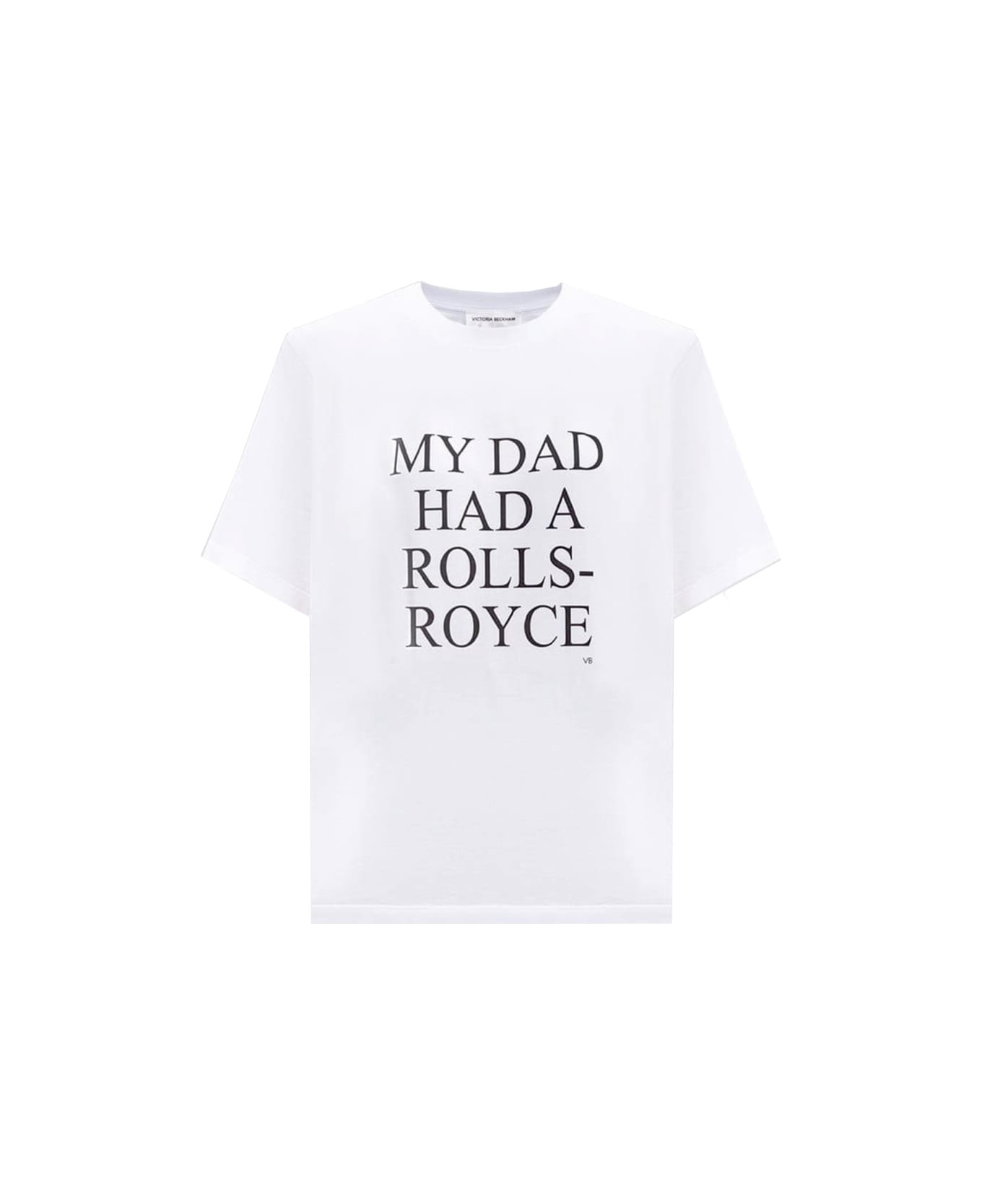 Victoria Beckham T-shirt With Print - WHITE