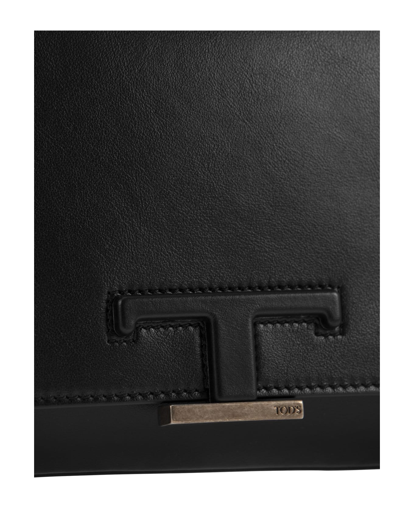 Tod's T Timeless Leather Mini Bum Bag - Black