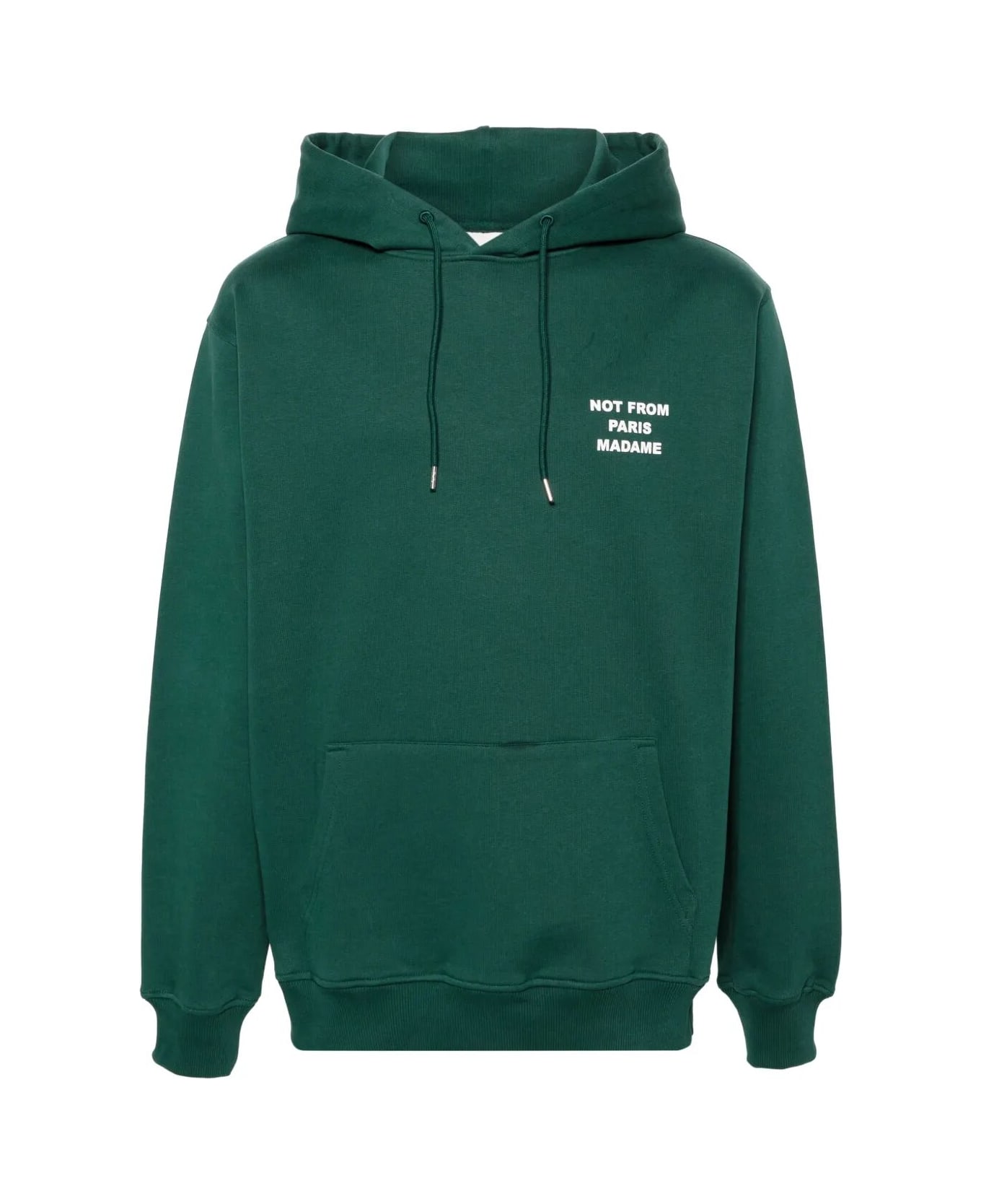 Drôle de Monsieur Le Hoodie Slogan - Dgn Dark Green
