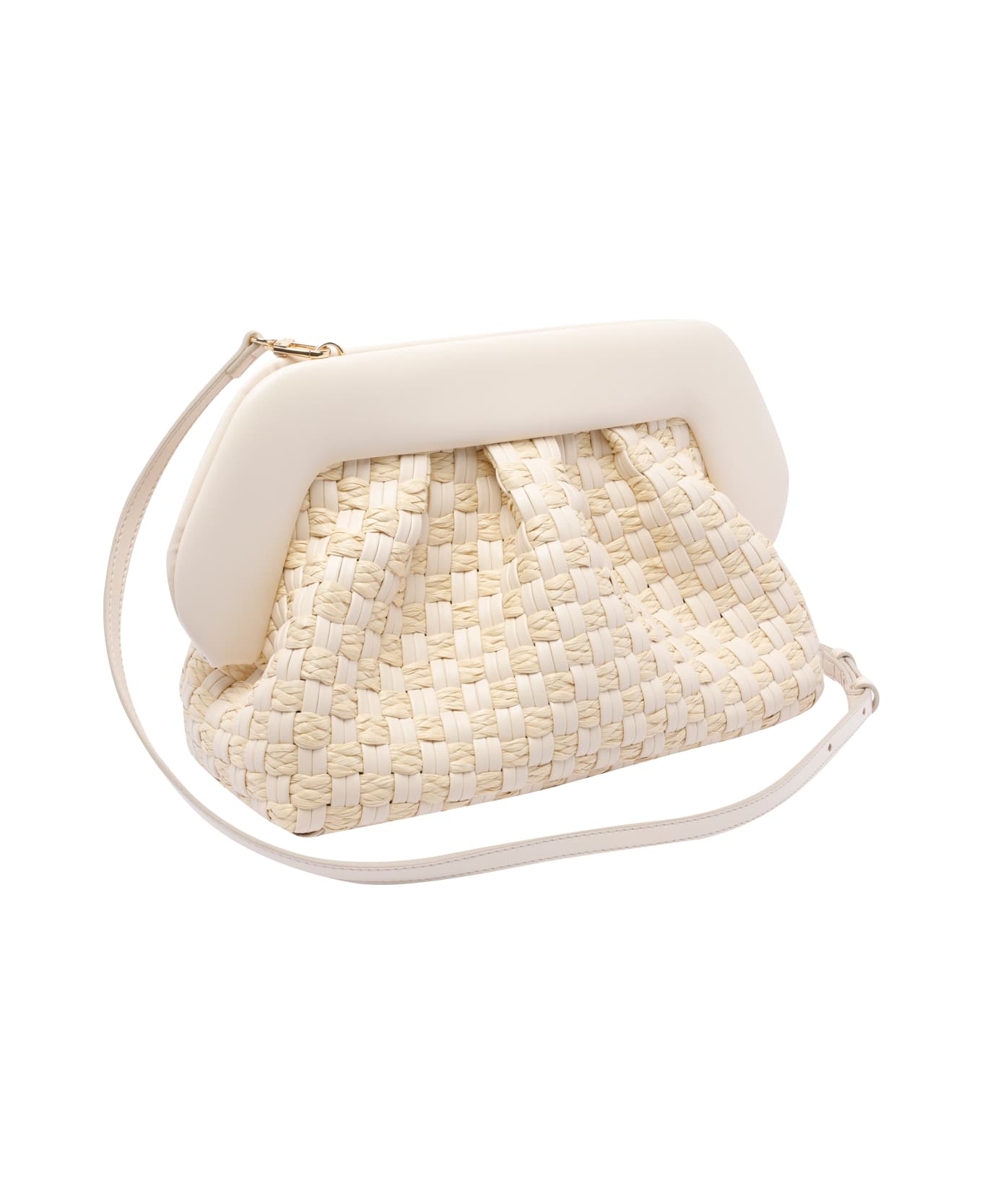 THEMOIRè Micro Bios Weaved Handbag - Beige