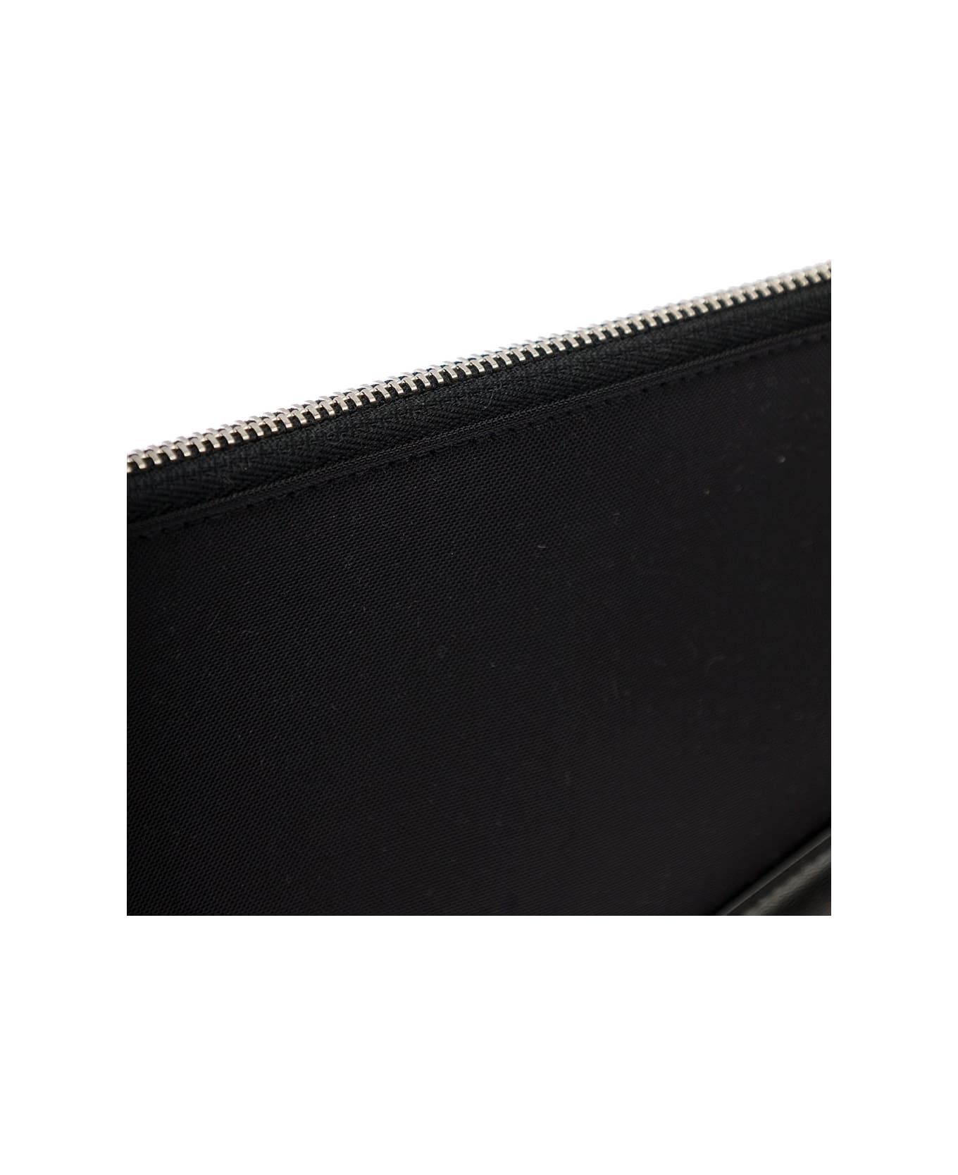 Alexander McQueen Black Pouch With Harness Detail In Nylon Man Alexander Mcqueen - Black バッグ