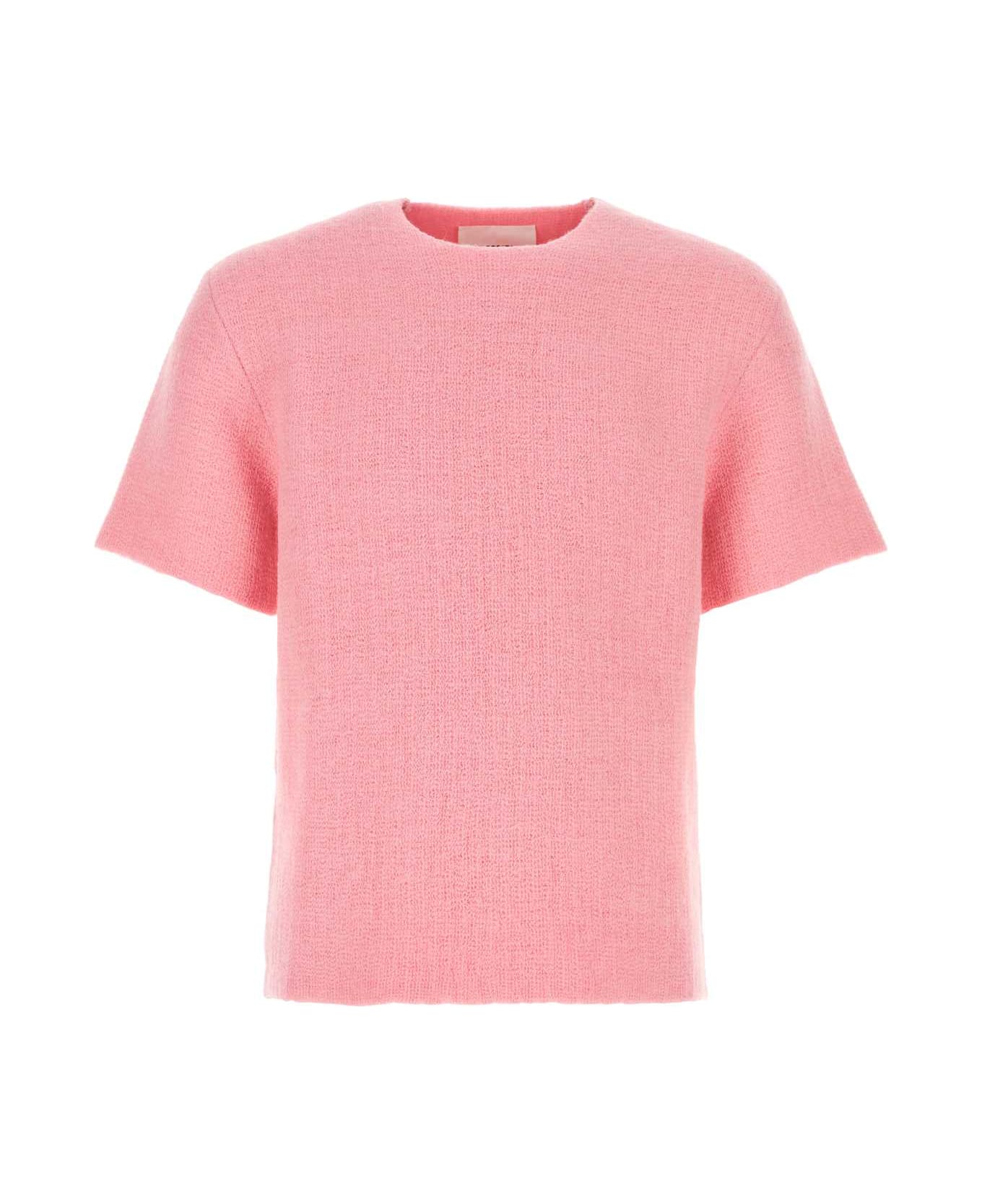 Jil Sander Pink Wool Blend Oversize Sweater - 666 ニットウェア
