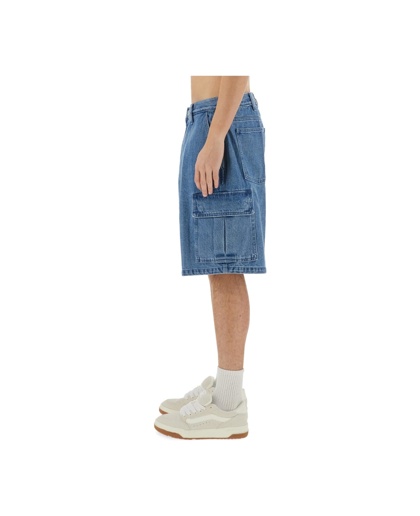 Obey Baggy Bigwig Cargo Shorts - BLUE