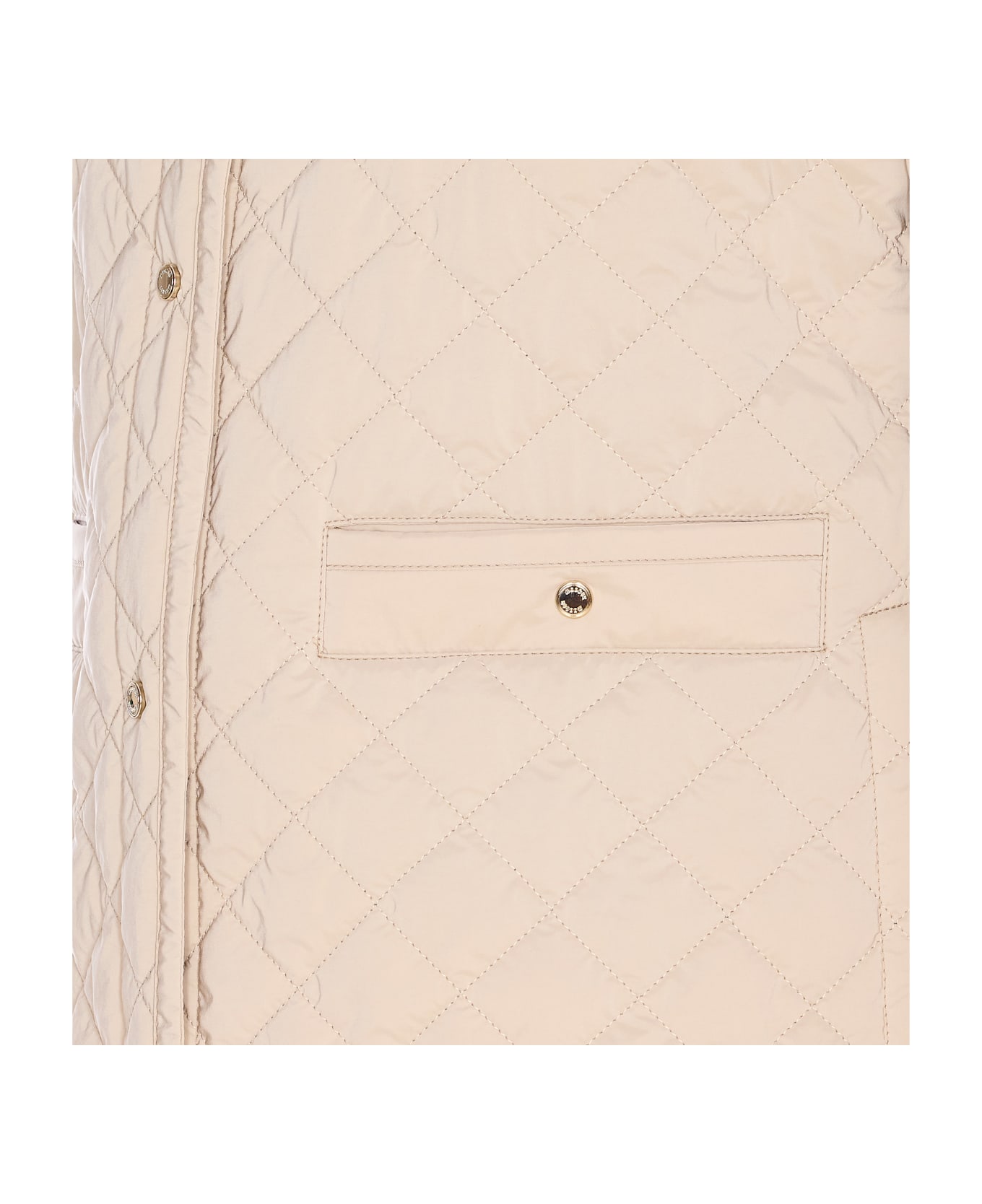 Moorer Shaira Quilted Jacket - Beige
