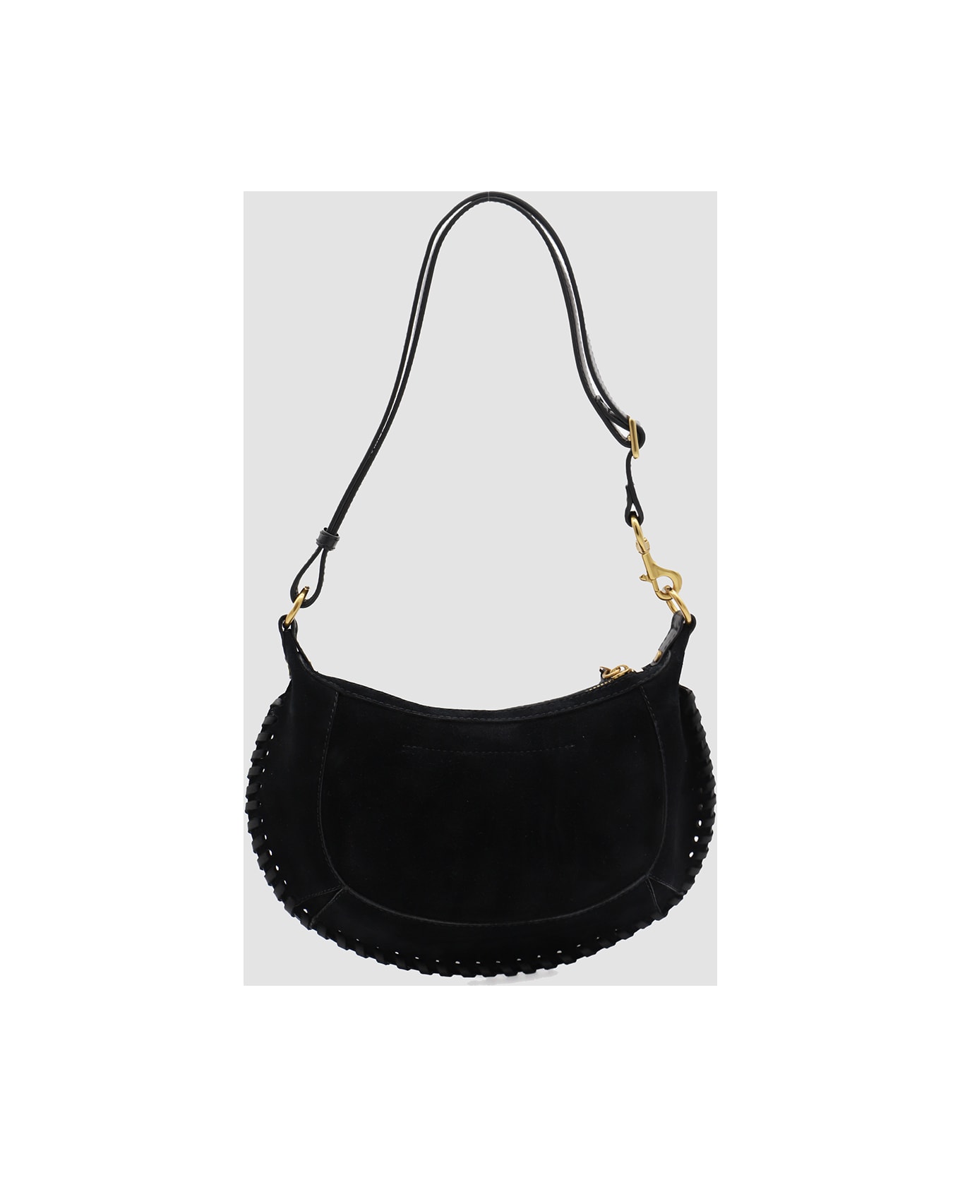 Isabel Marant Black Leather Crossbody Bag - Black