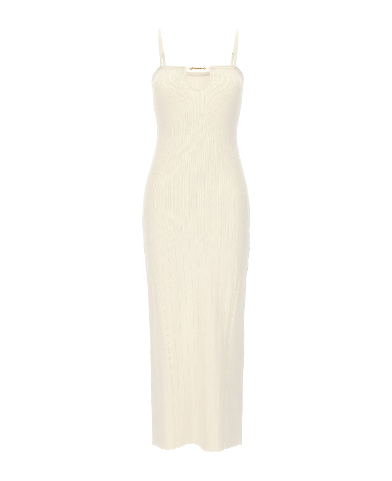 Jacquemus La Robe Sierra Bretelles Dress - White