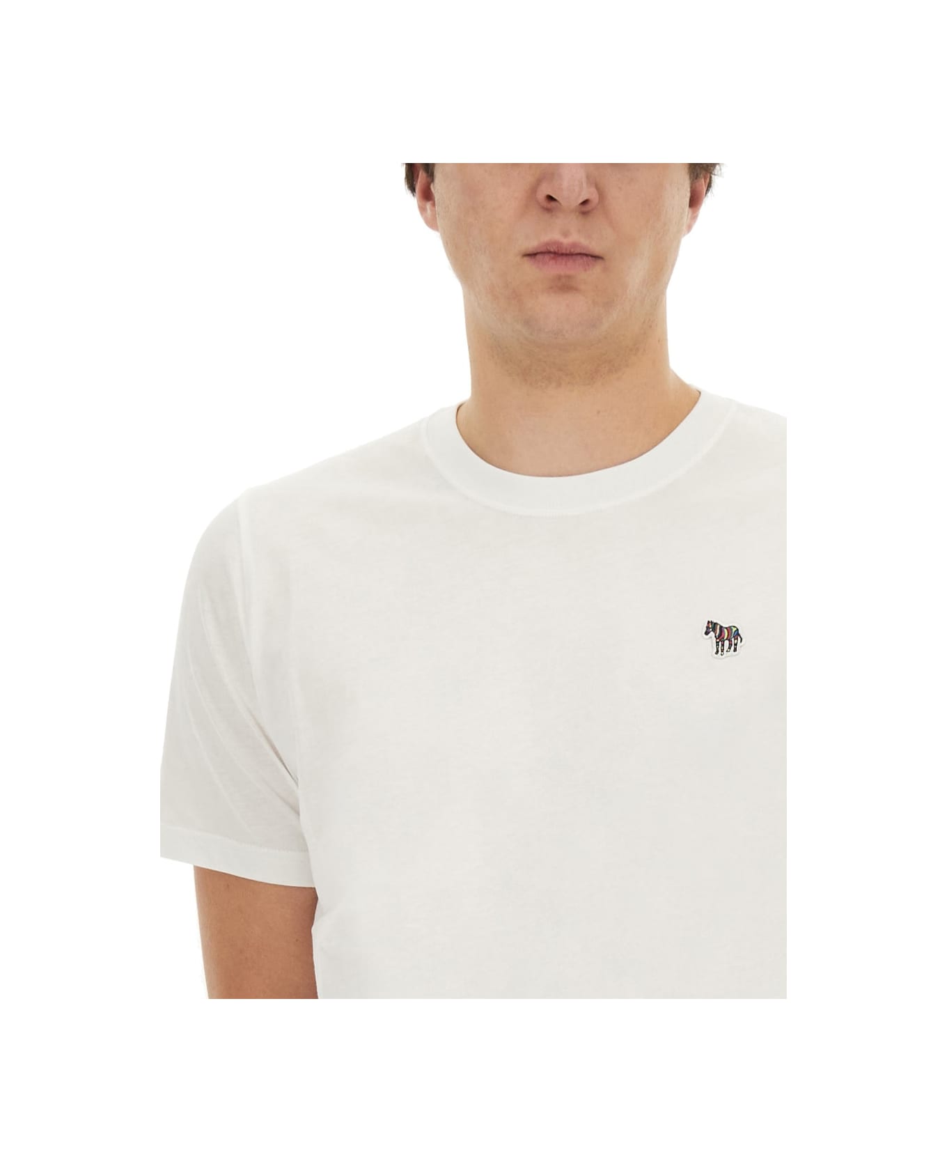PS by Paul Smith Zebra Patch T-shirt - WHITE シャツ