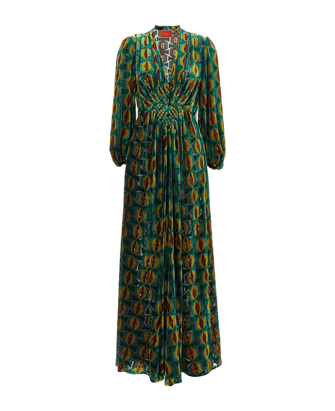La DoubleJ 'camerino' Long Dress - Multicolor