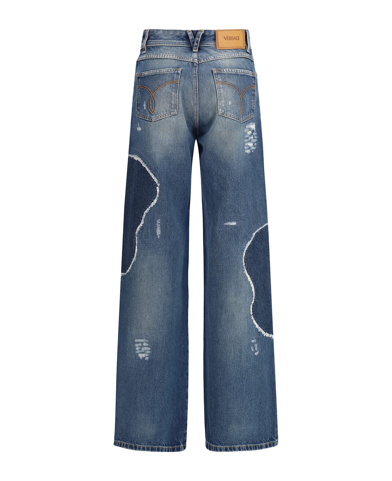 Versace Cotton Denim Jeans
