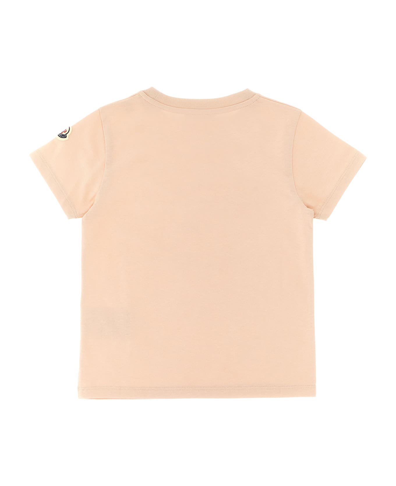 Moncler Logo Print T-shirt - Pink