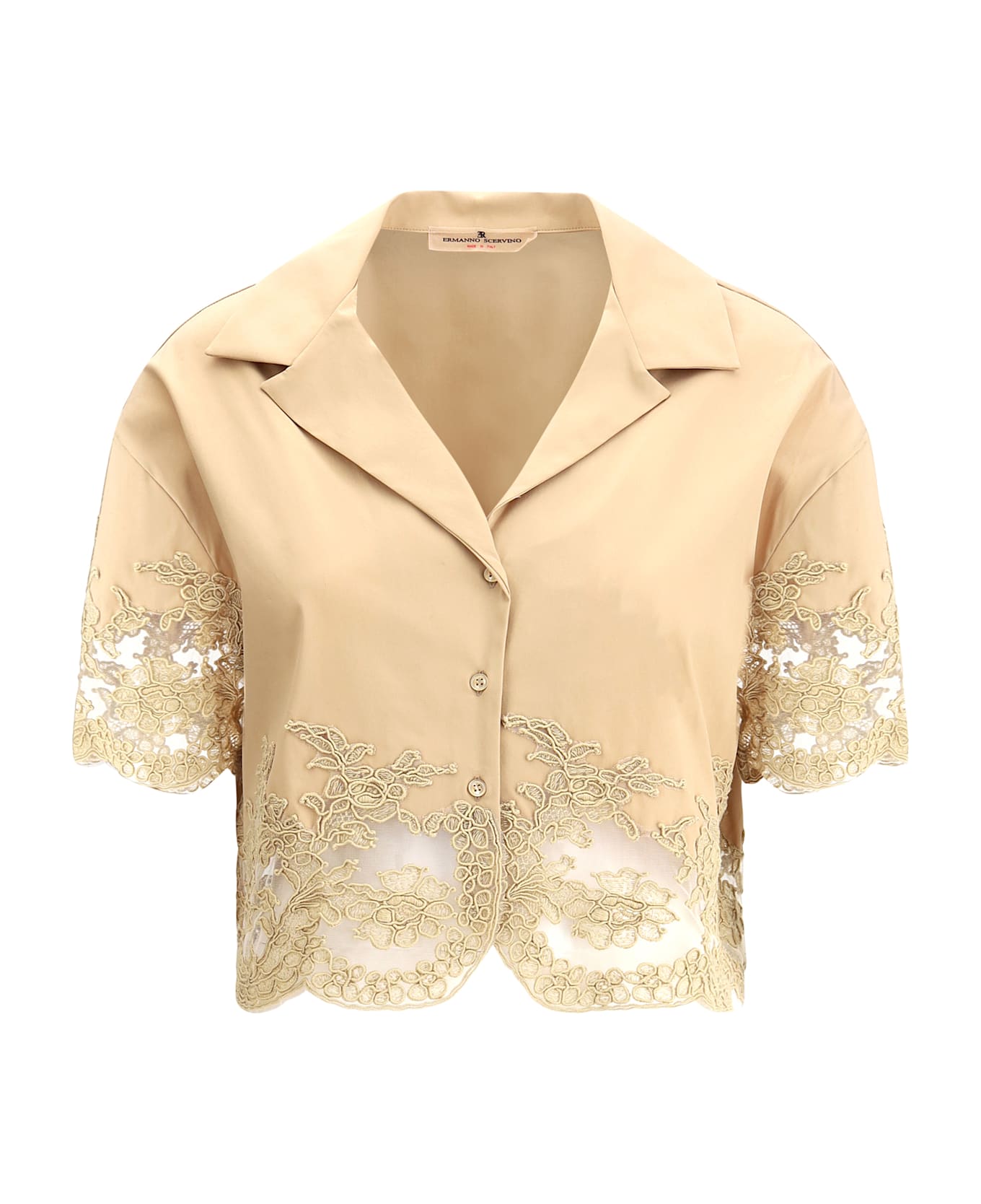 Ermanno Scervino Lace Detail Shirt