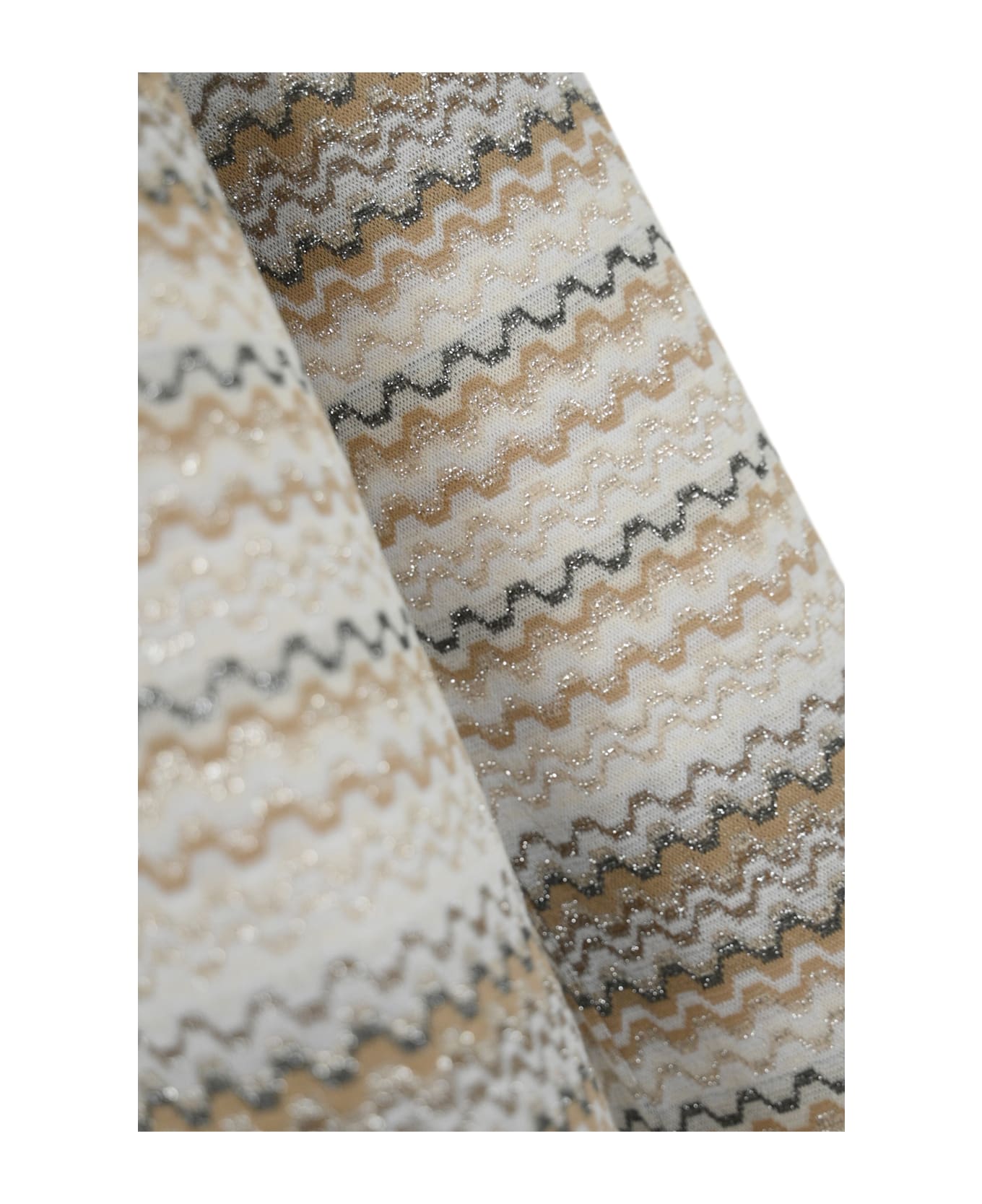 D.Exterior Jacquard Trousers In Cotton And Viscose Lurex Blend - DUNA