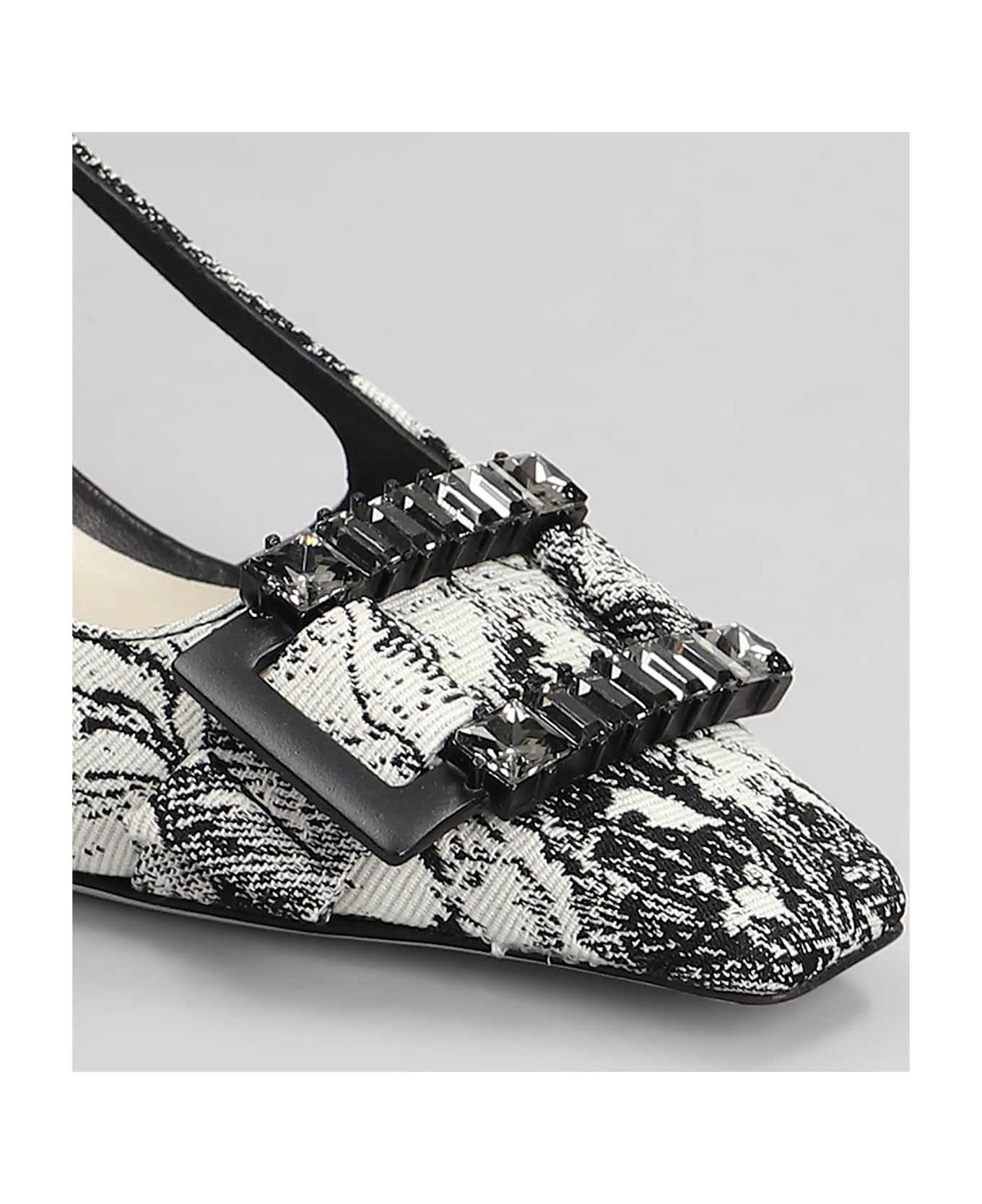 Roberto Festa Atena Pumps In Black Fabric - black