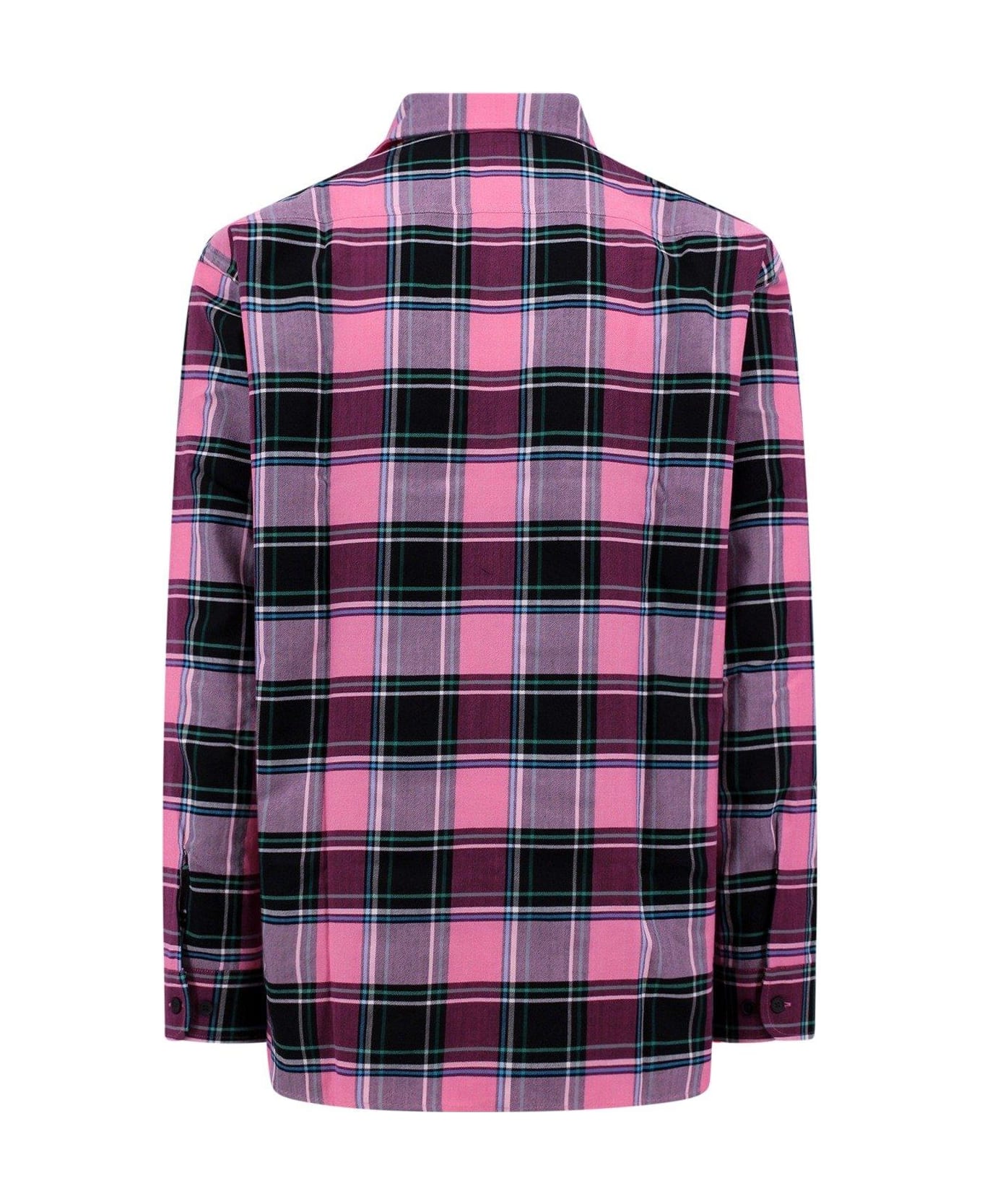 Givenchy Checked Buttoned Lumberjack Shirt - Pink シャツ