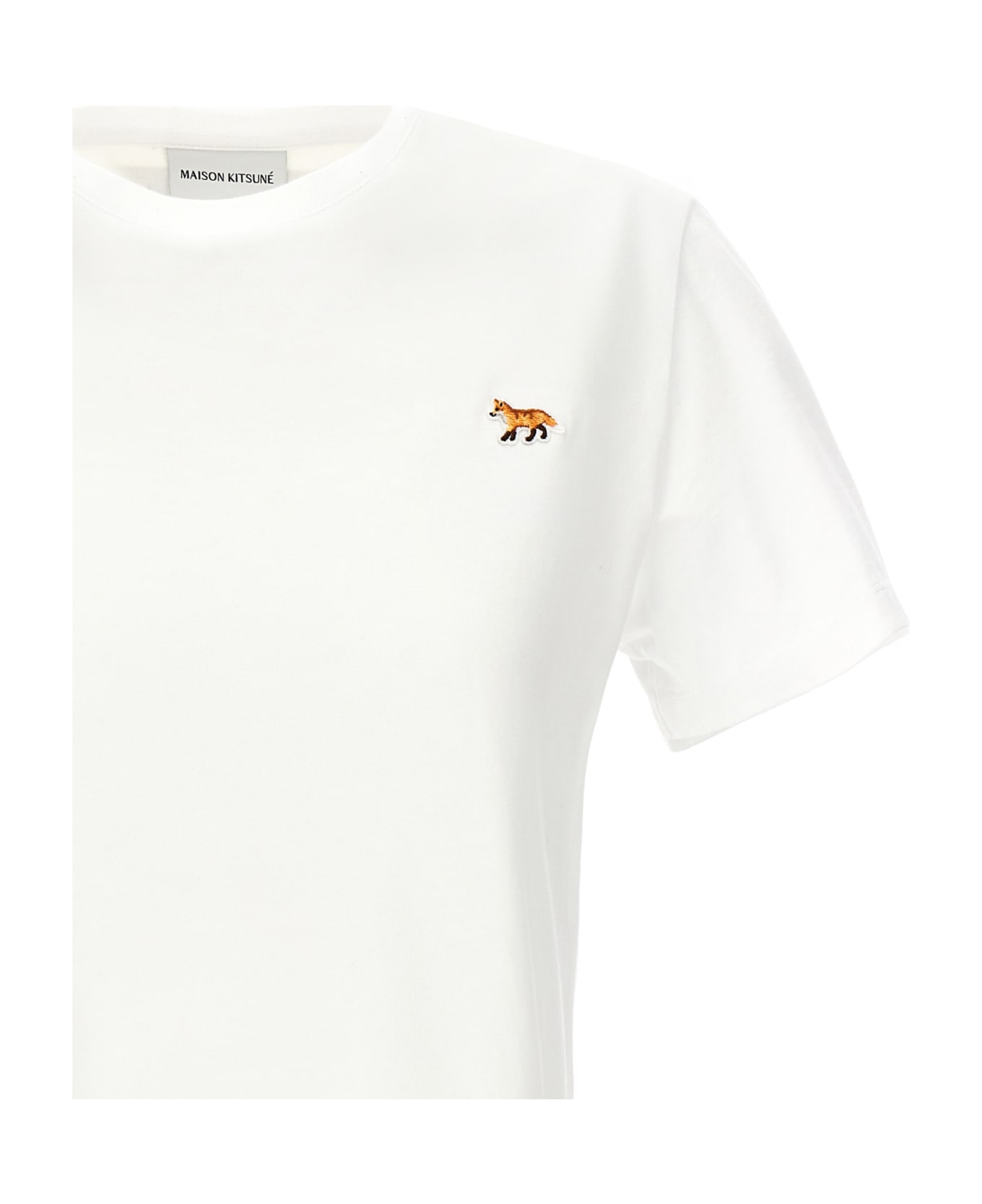 Maison Kitsuné 'baby Fox' T-shirt - White