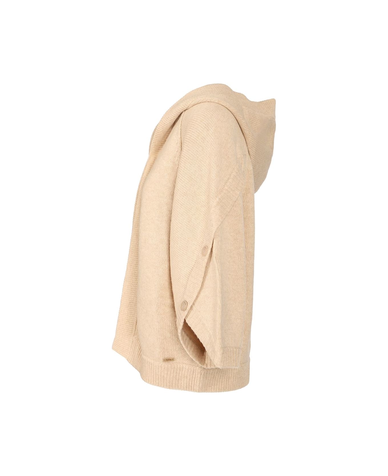 Max Mara Wool And Cashmere Cardigan - BEIGE