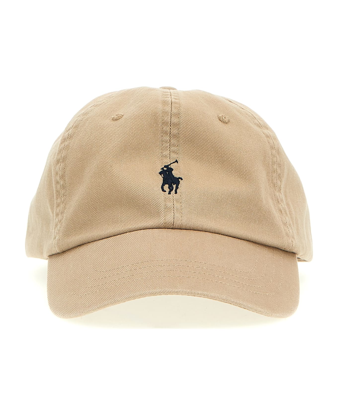 Polo Ralph Lauren Logo Embroidery Cap Hat - CAFE TAN