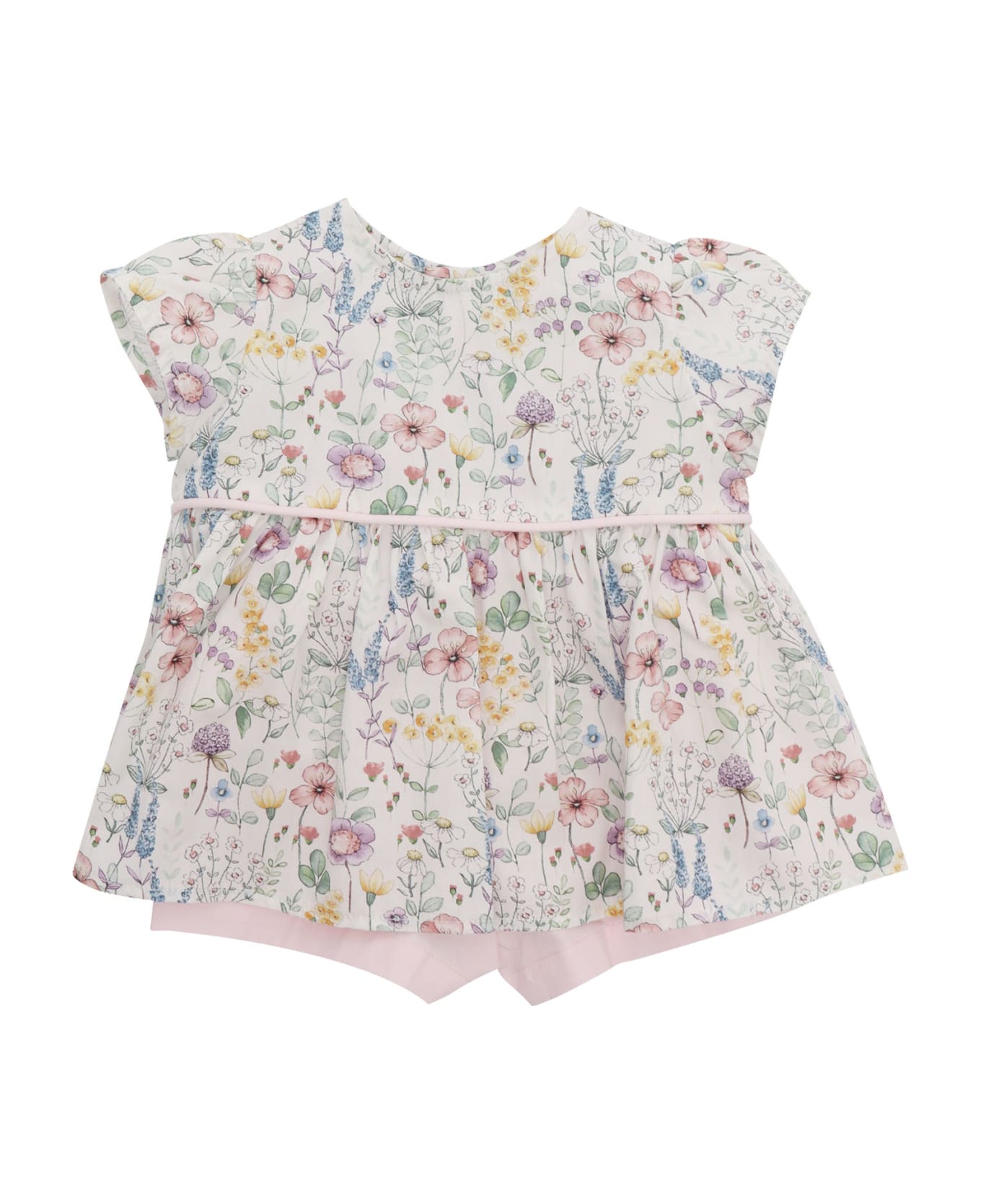 Il Gufo Floral Playsuit - GREEN