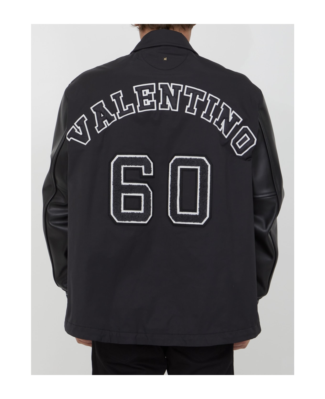 Valentino Garavani Nylon Track Jacket - BLACK ジャケット