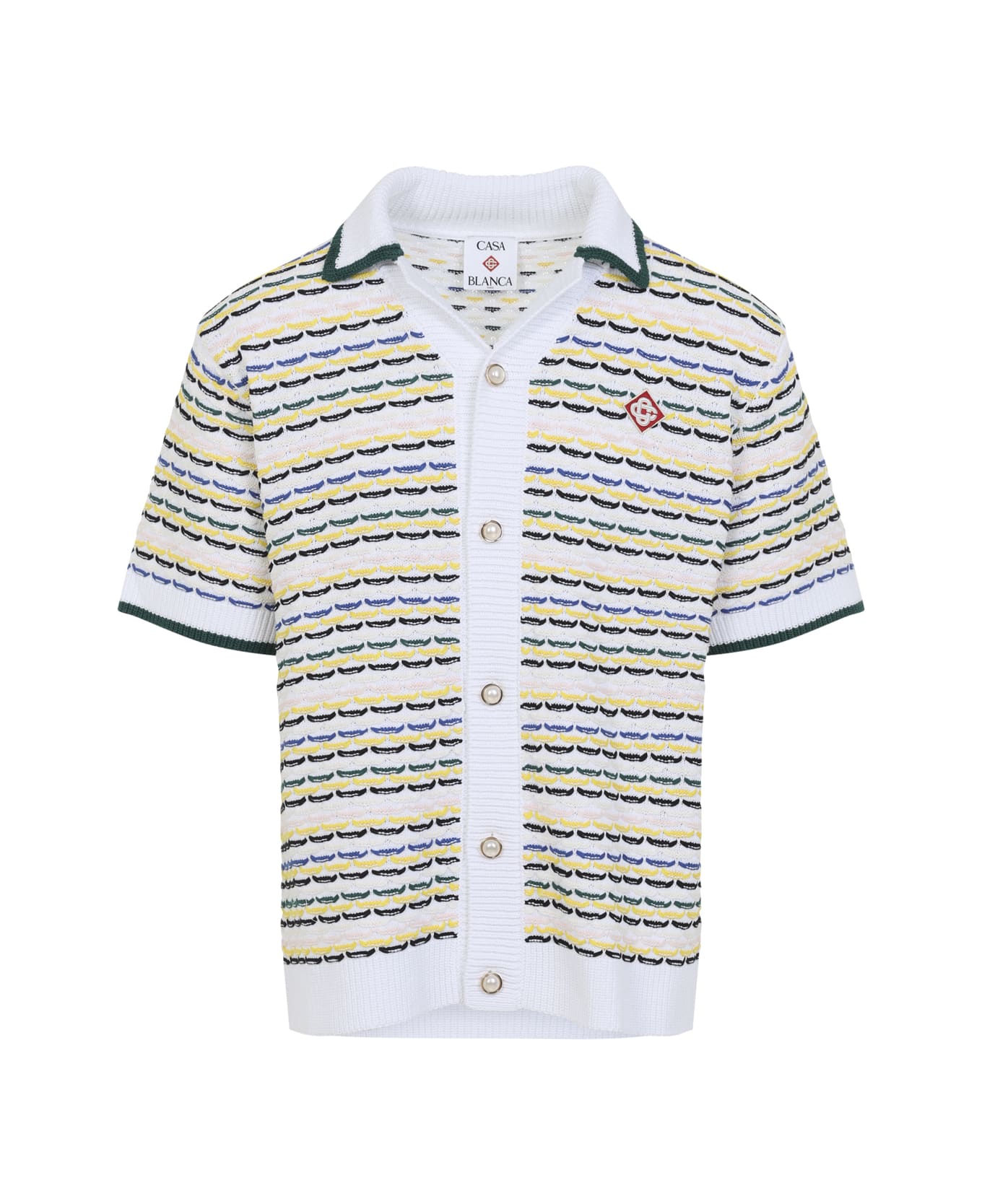 Casablanca Tuck Stitch Shirt - Multi