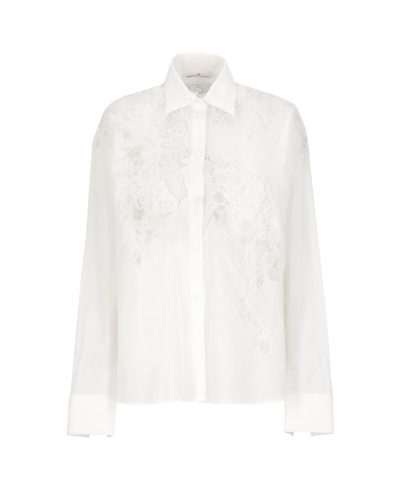 Ermanno Scervino Cotton Shirt - White シャツ