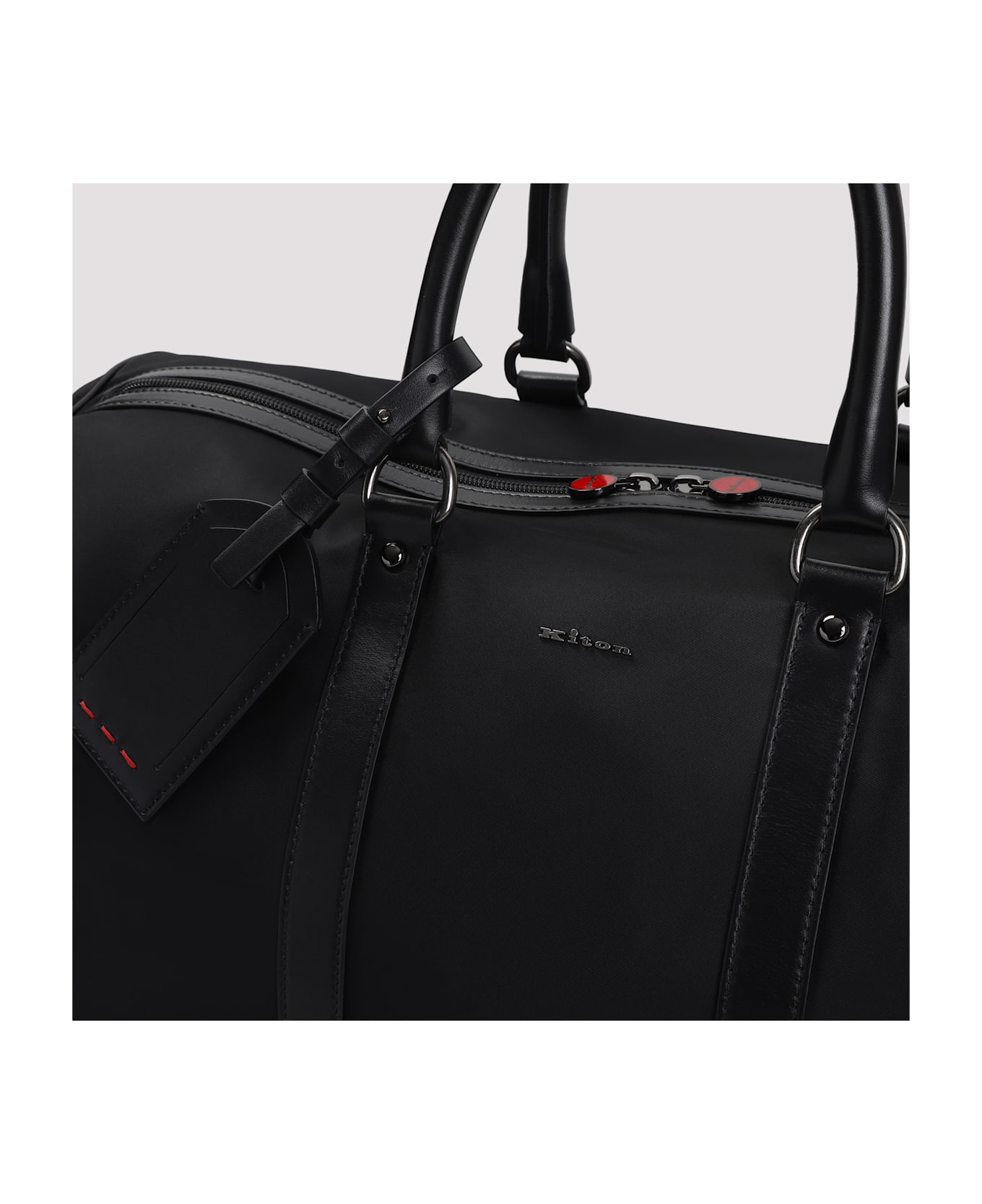 Kiton Polyamide Duffle Bag - Black