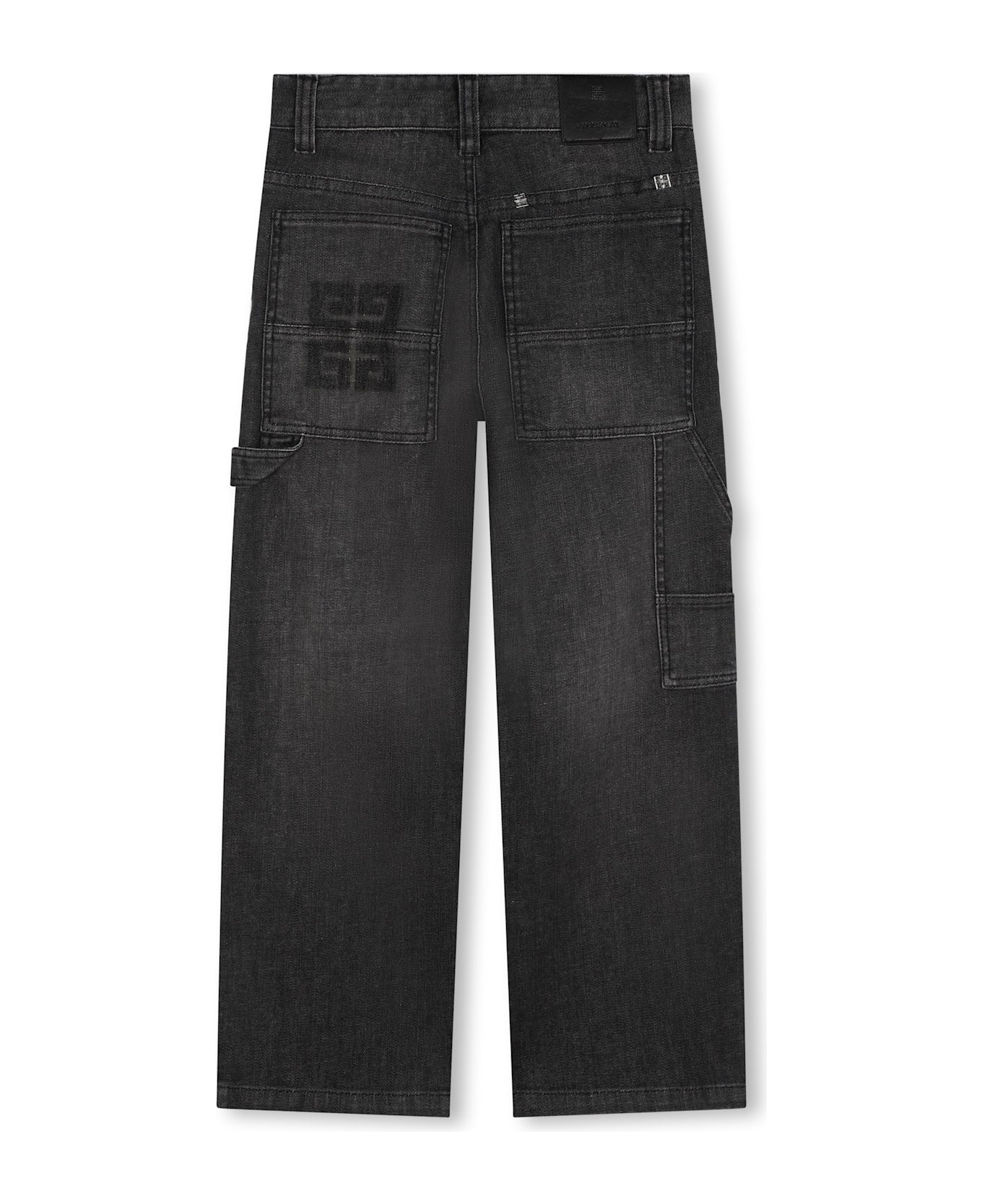 Givenchy Jeans With Logo - Black ボトムス