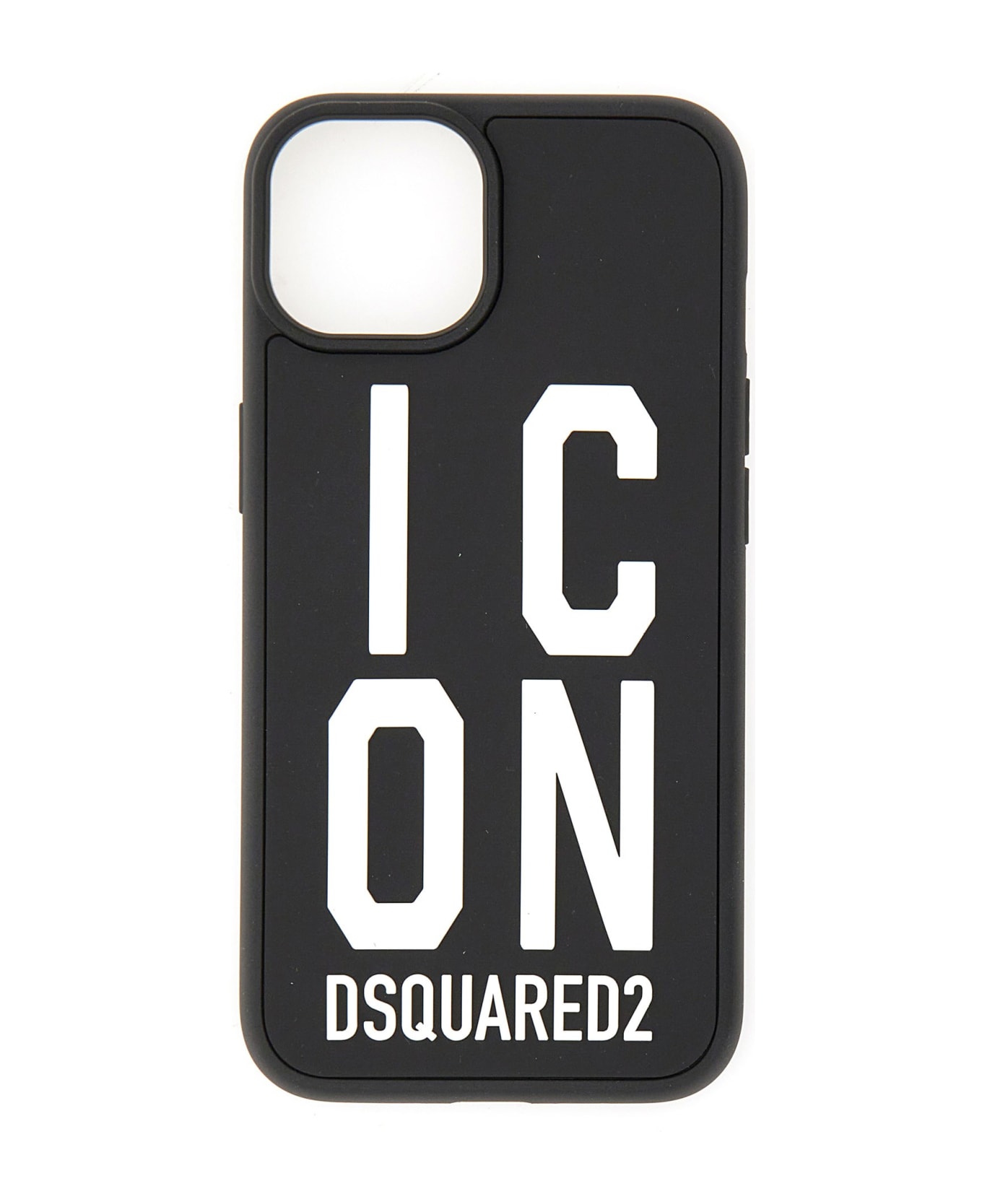Dsquared2 Icon Core Iphone 14 Cover - NERO デジタルアクセサリー
