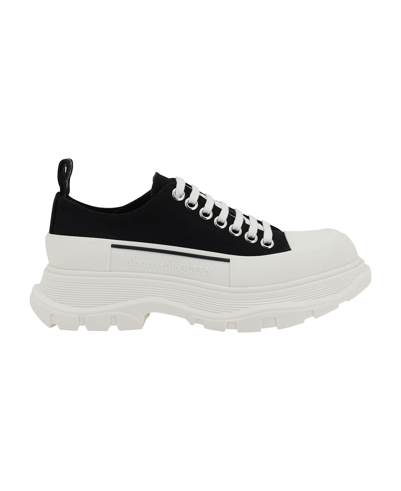 Alexander McQueen Tread Slick Sneakers - BLACK