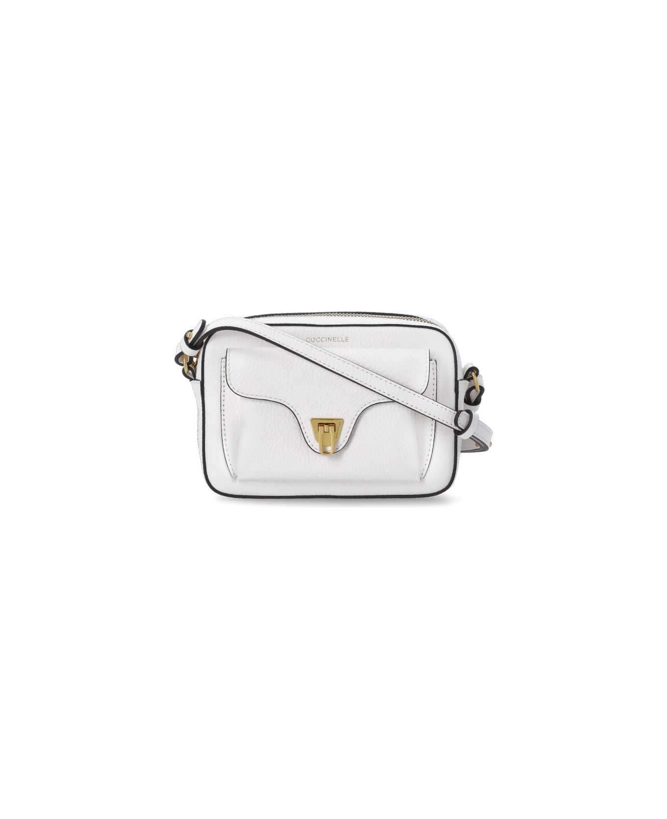 Coccinelle Beat Soft Mini Shoulder Bag - White