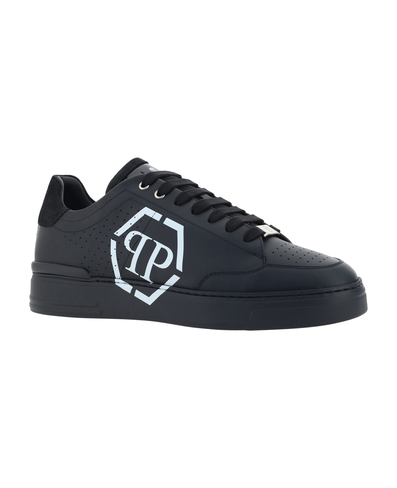 Philipp Plein Lo Top Sneakers - Black/black