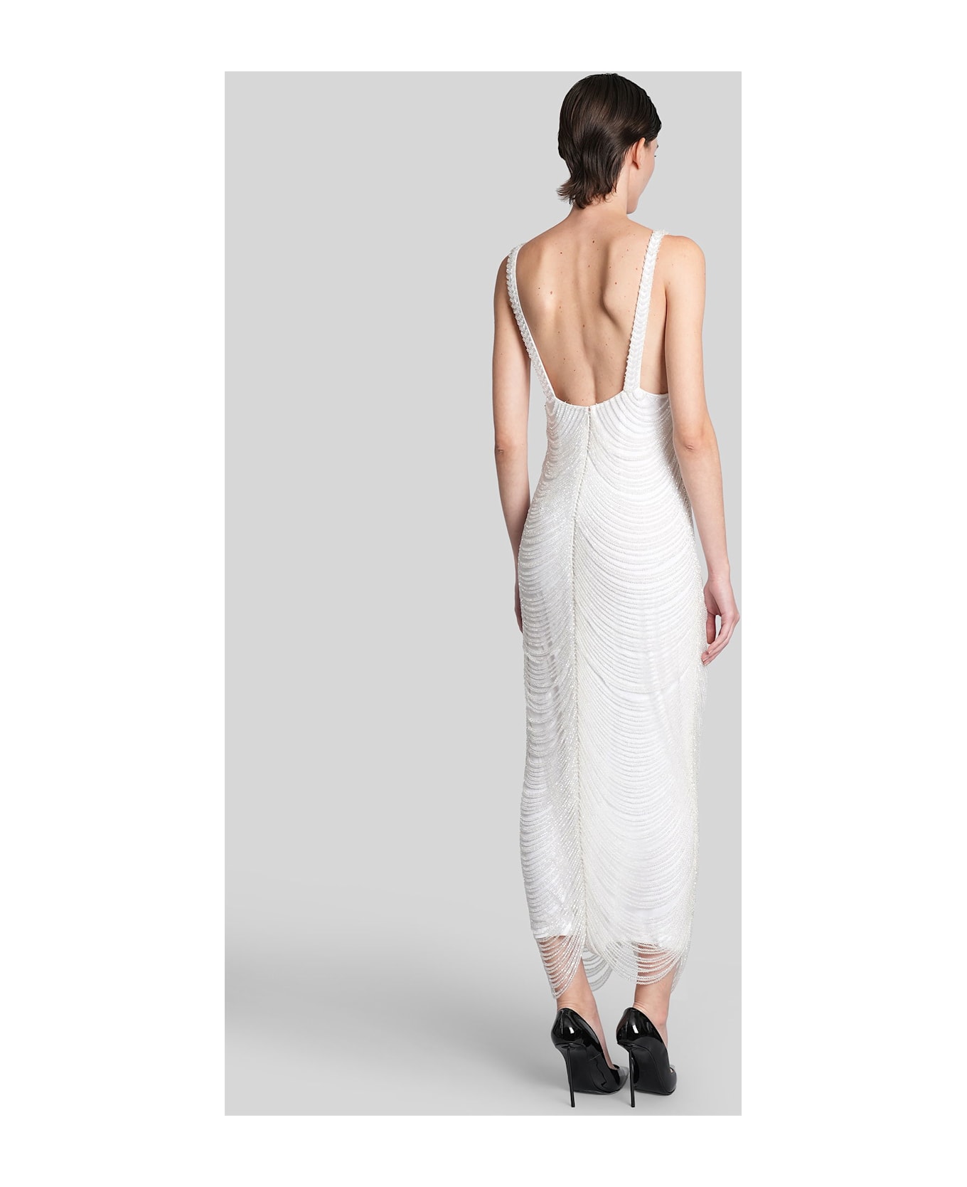 Giuseppe di Morabito Long Dress In White Polyamide - white