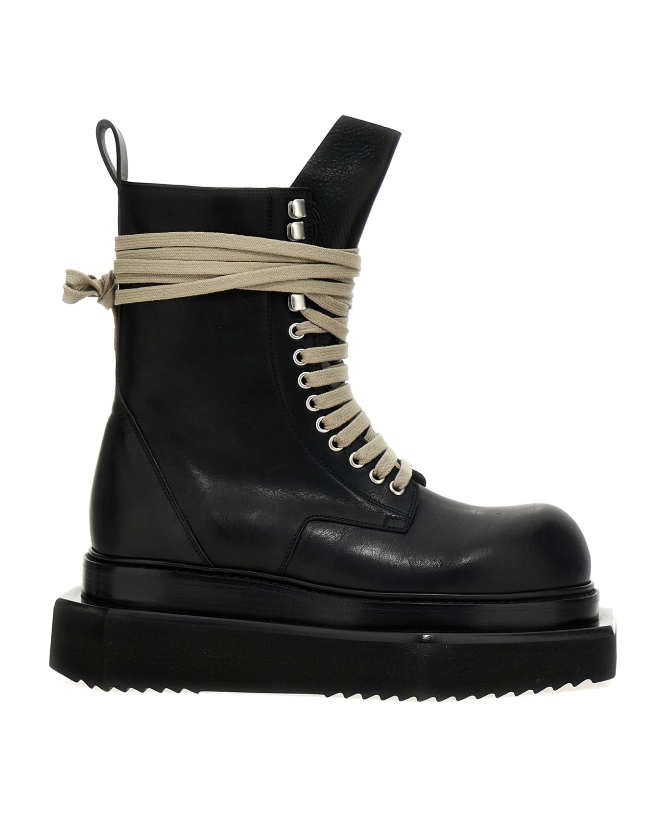 Rick Owens 'laceup Turbo Cyclops' Boots - Black  