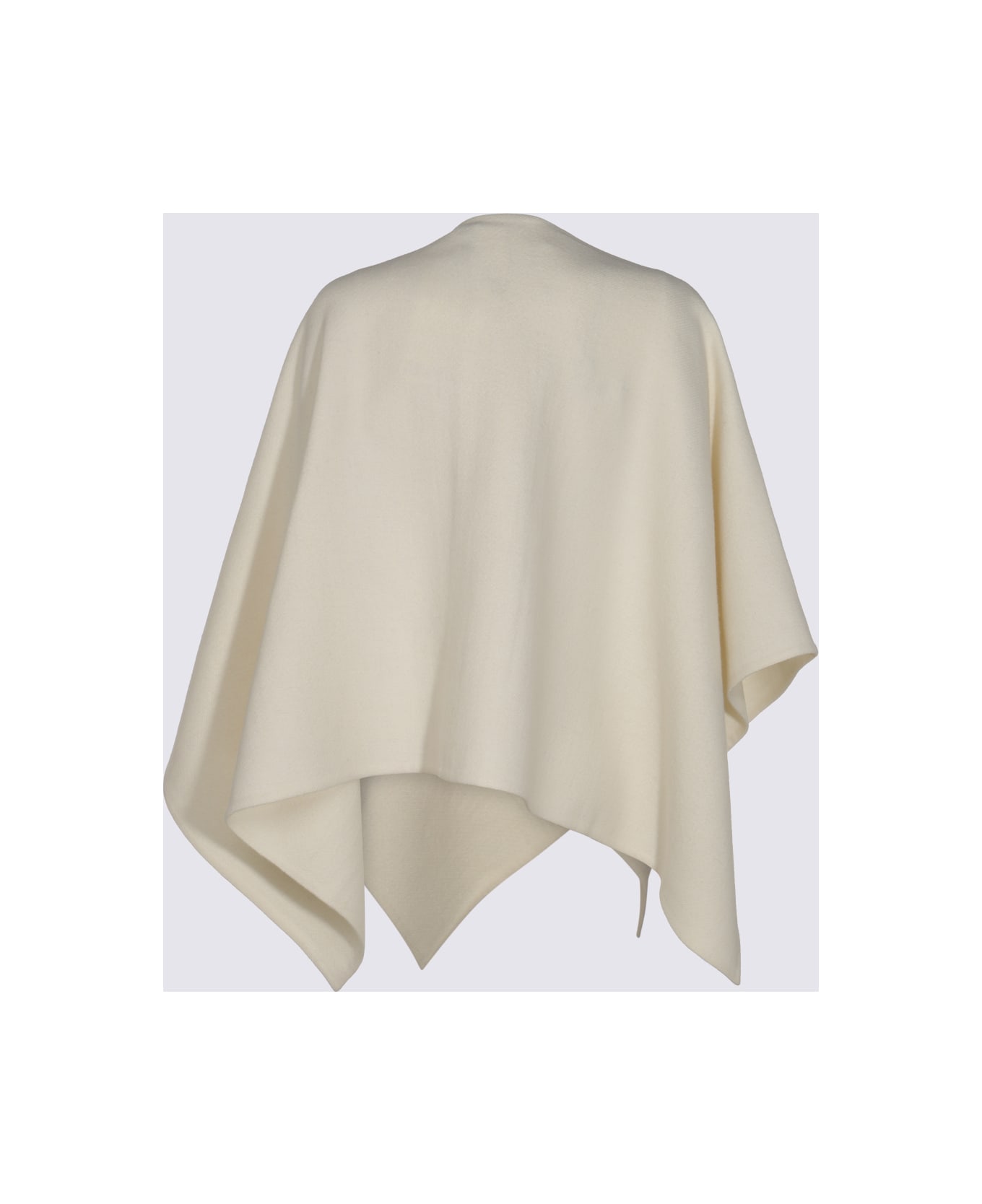 Max Mara White Serra Capes - White