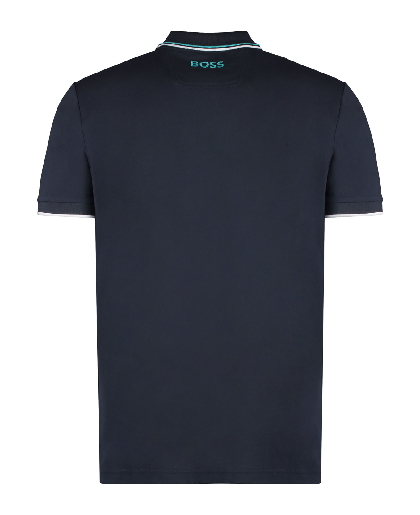 Hugo Boss Short Sleeve Polo Shirt - blue