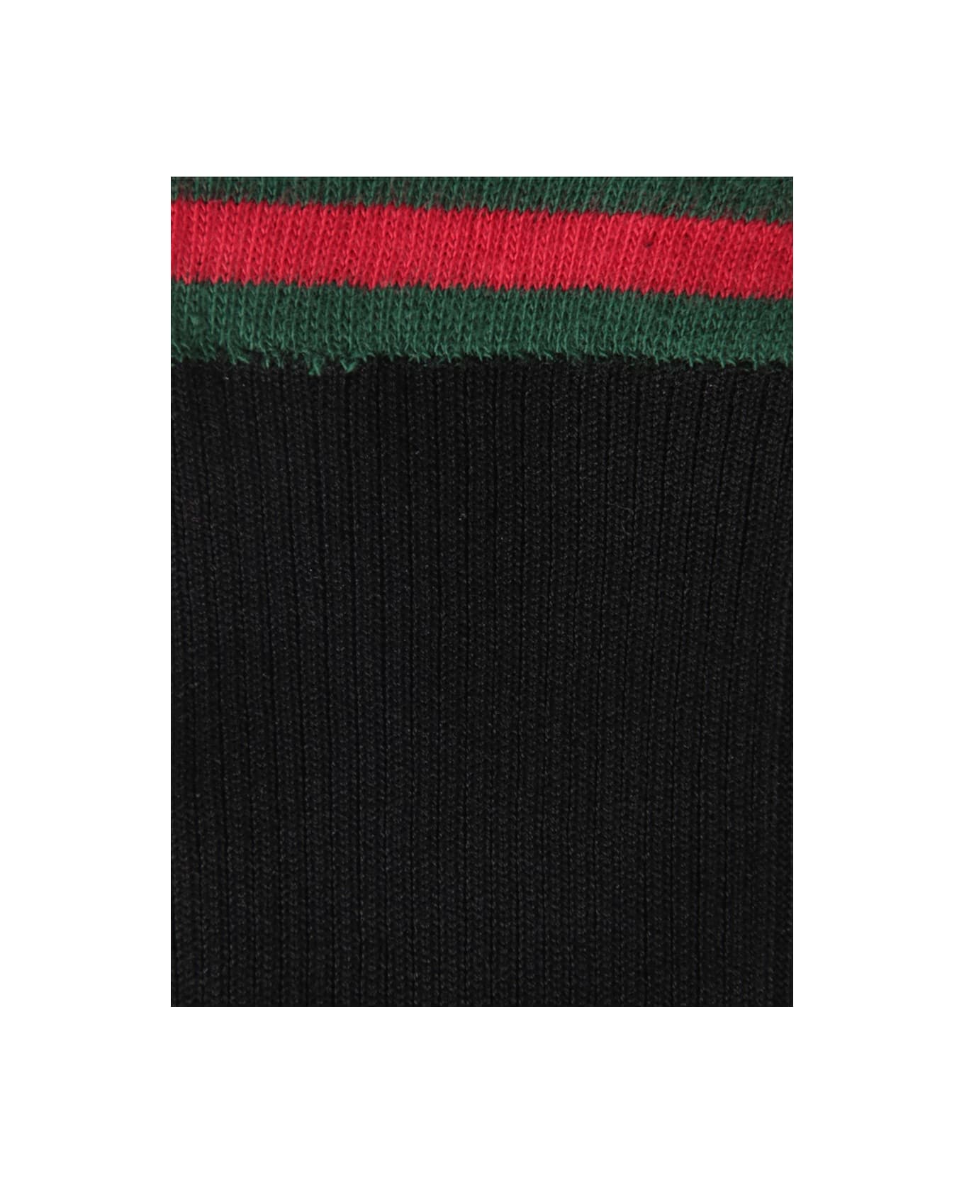 Gucci Web Detailed Socks - BLACK