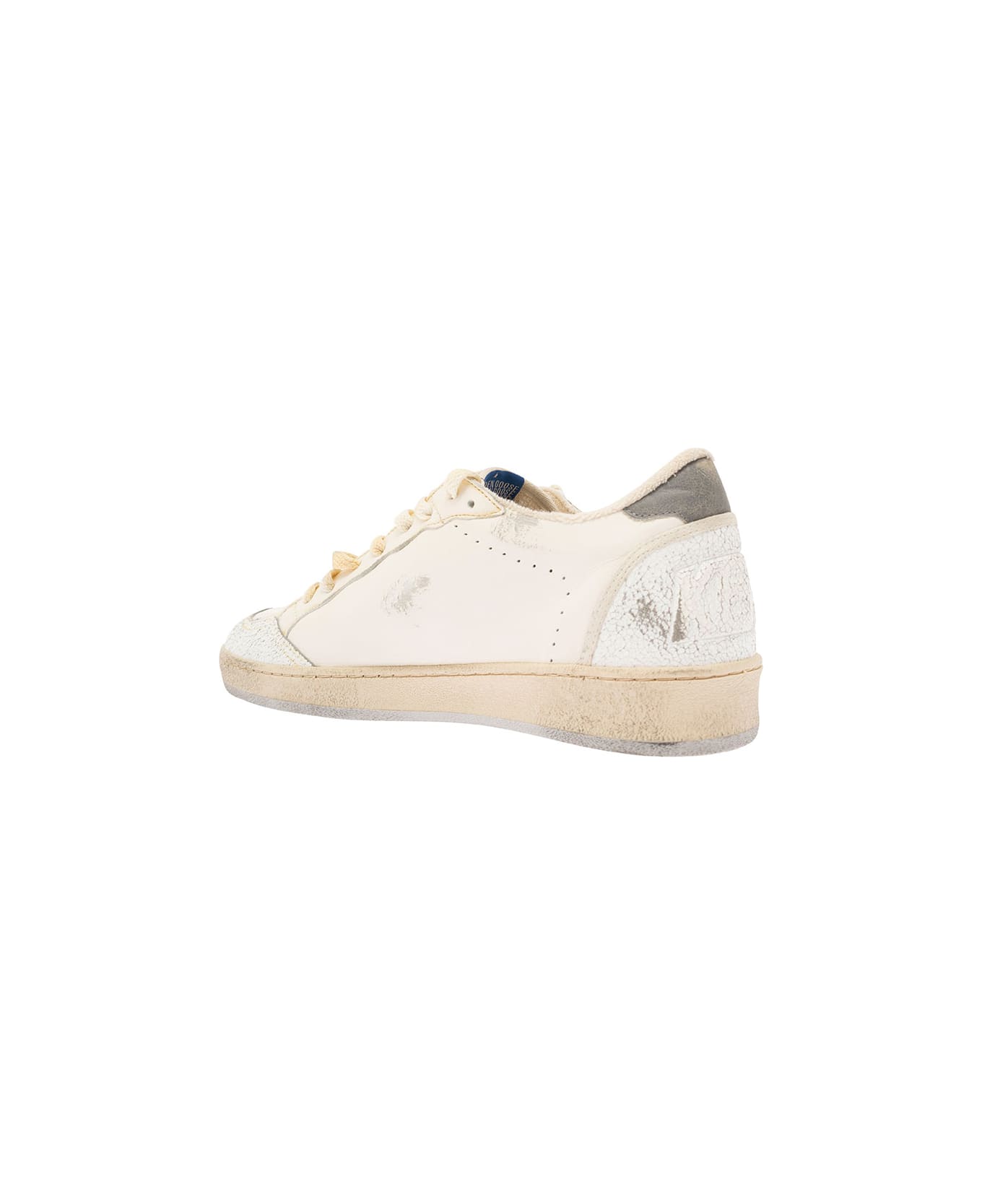 Golden Goose Ball Star Sneakers - White/Grey