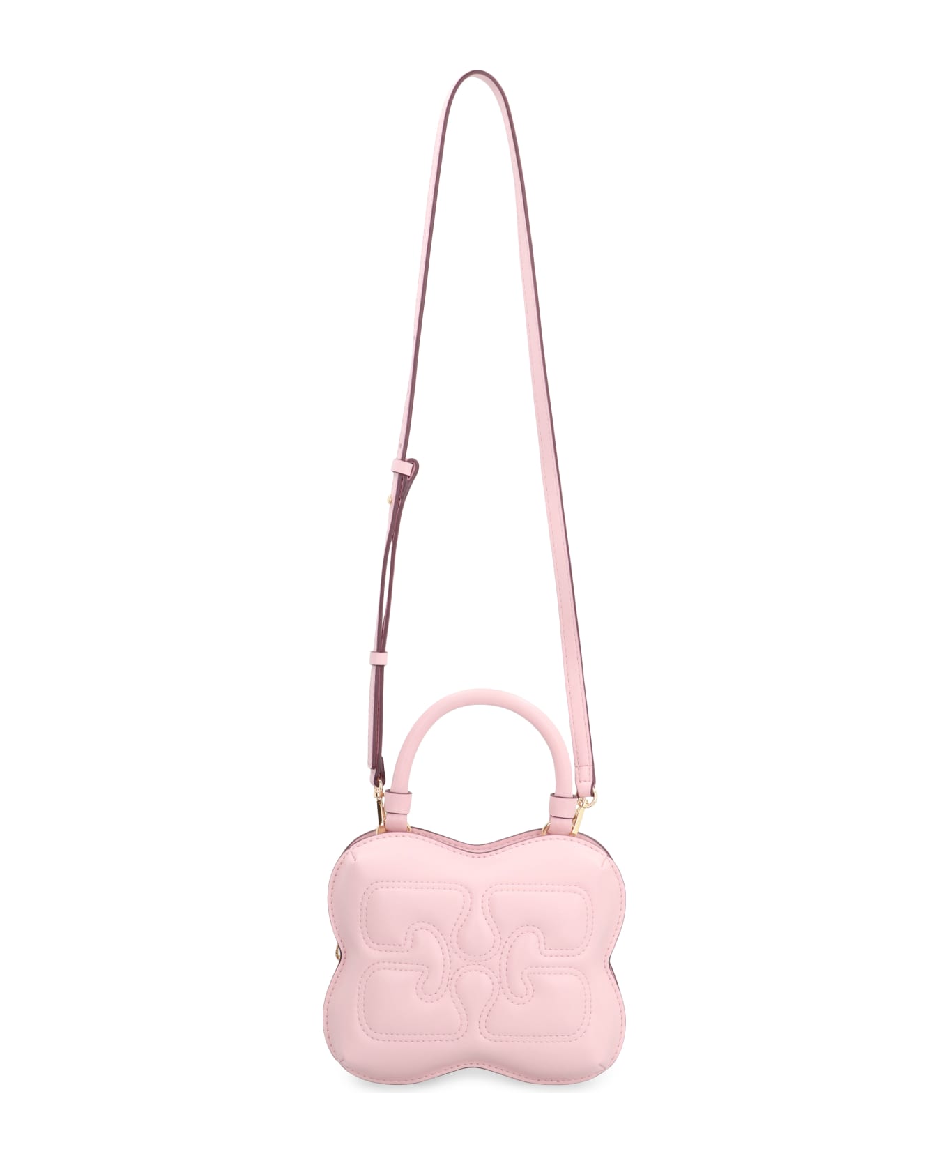 Ganni Butterfly Eco-leather Small Bag - Pink