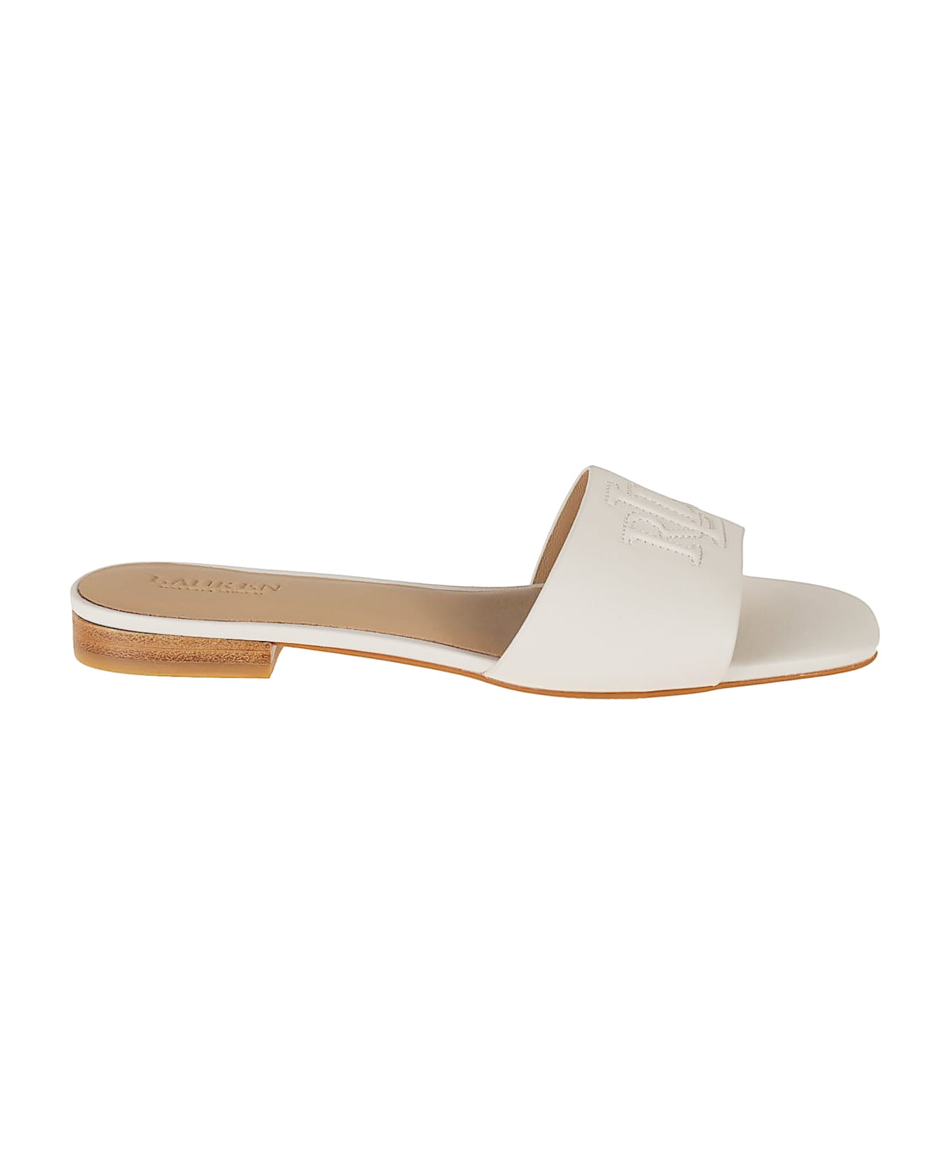 Ralph Lauren Everley Sliders - White