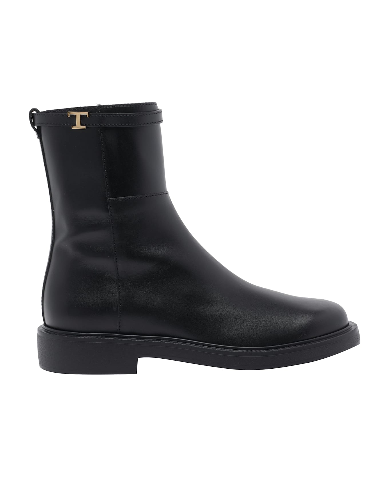 Tod
s Leather Booties - Black