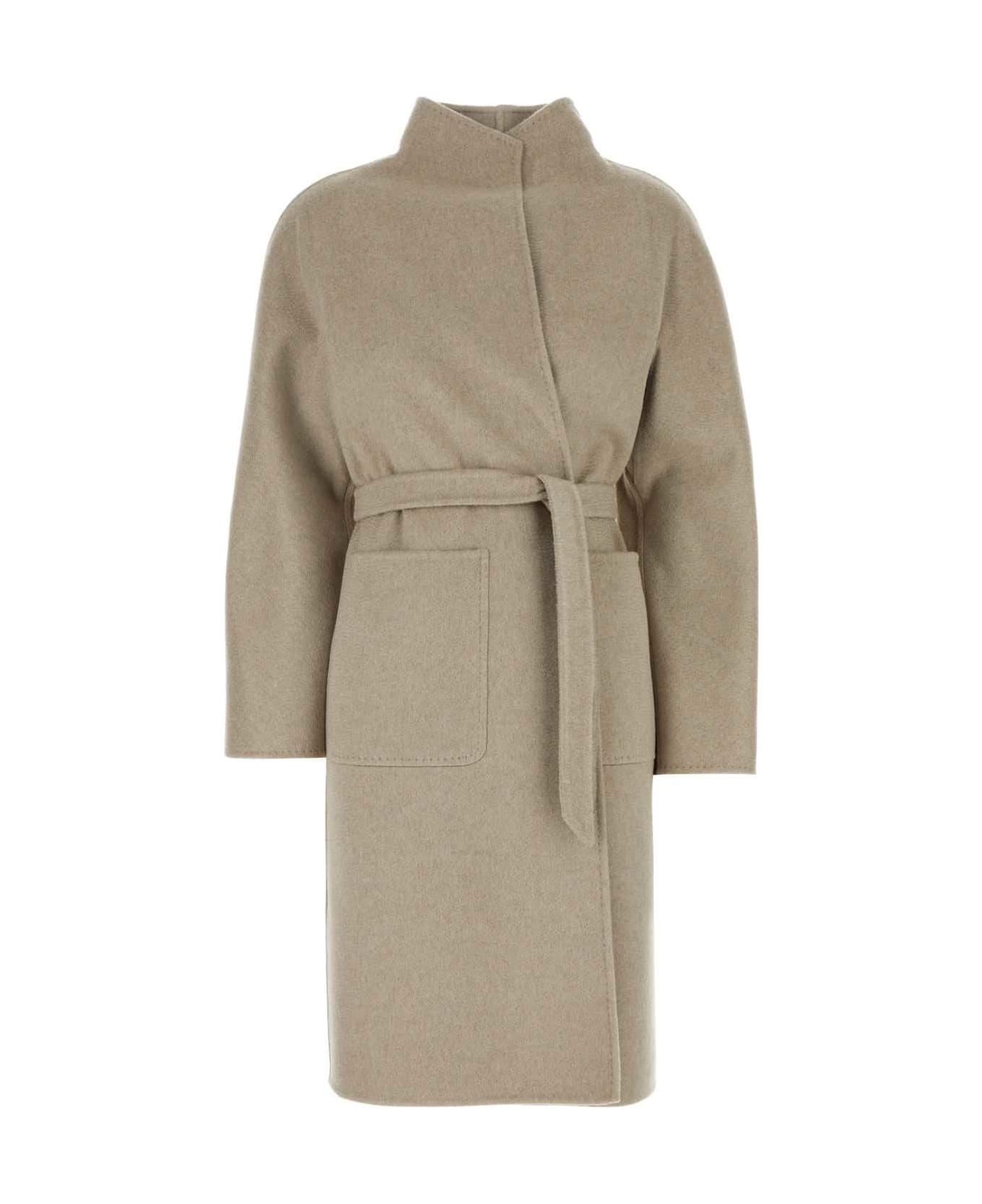 Max Mara Cappuccino Cashmere Lilia Coat - Sand