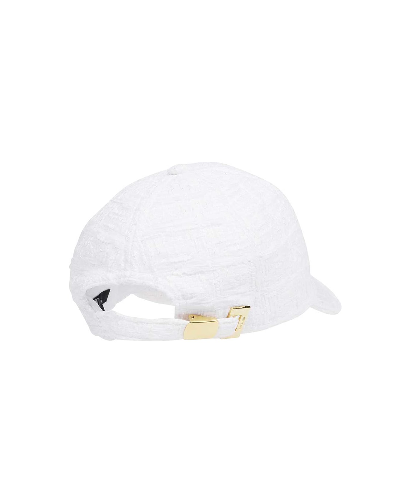 Balmain Baseball Cap - White 帽子