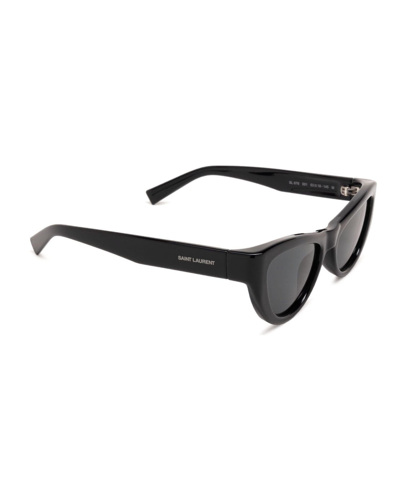 Saint Laurent Eyewear Sl 676 Black Sunglasses - Black
