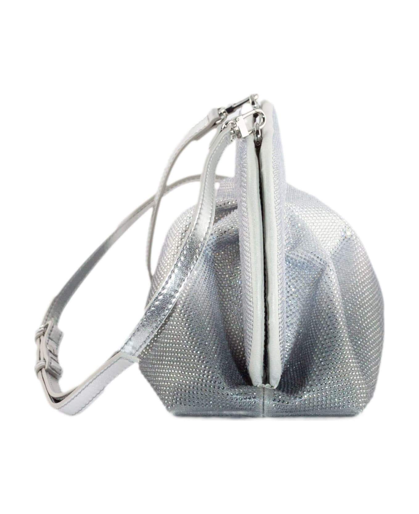 THEMOIRè Tia Rhinestone-embellished Clutch Bag - Nero