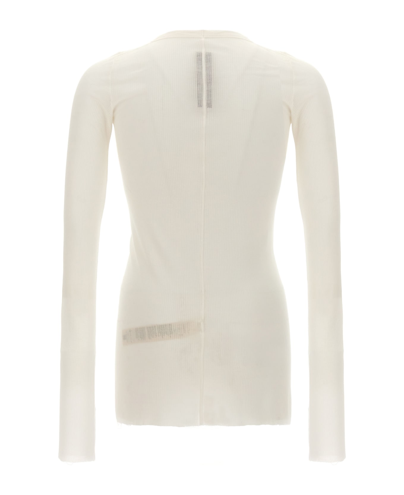 Rick Owens 
rib Ls T
 T-shirt - White